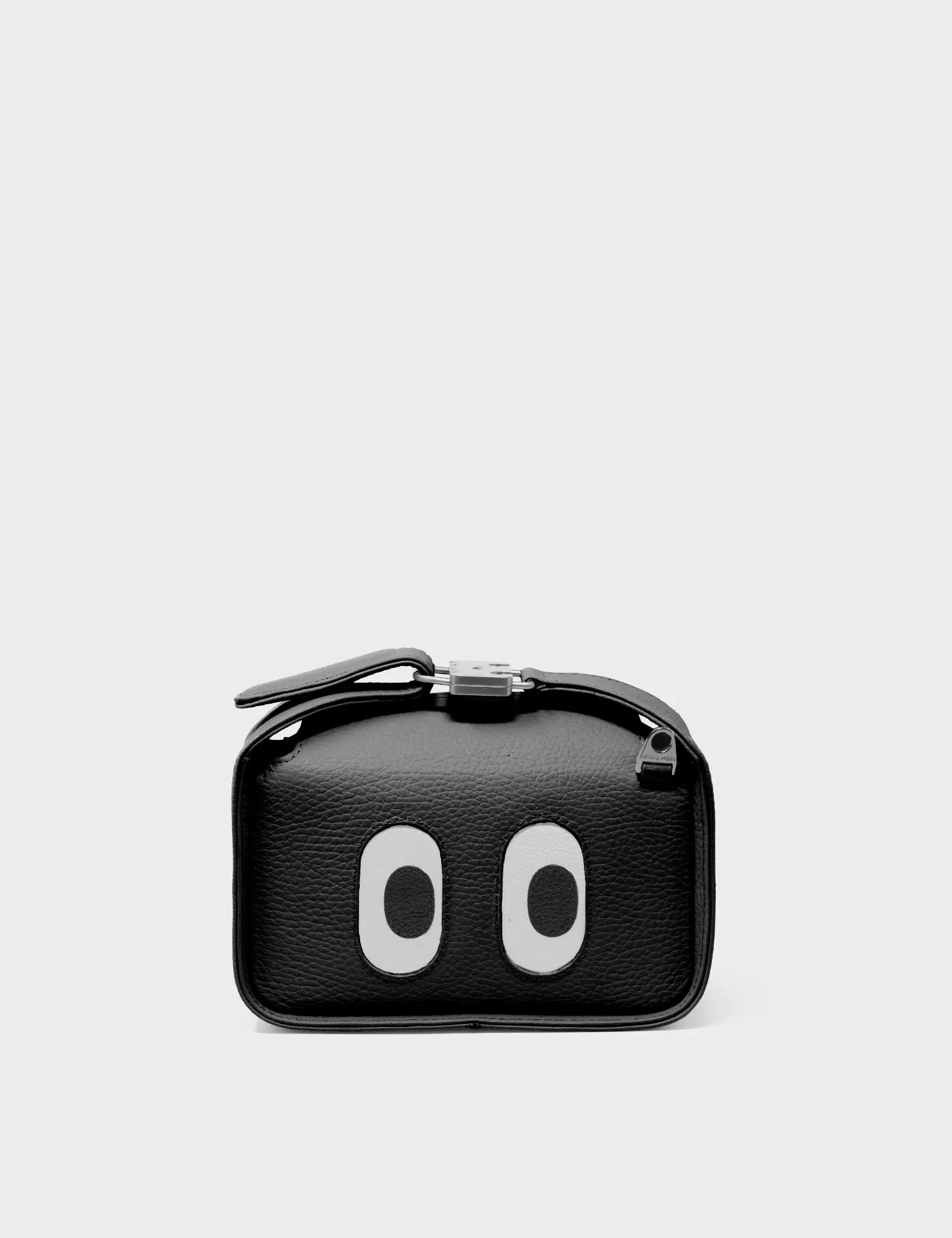 Benji Micro Crossbody Black Leather Bag - Look Up 👀