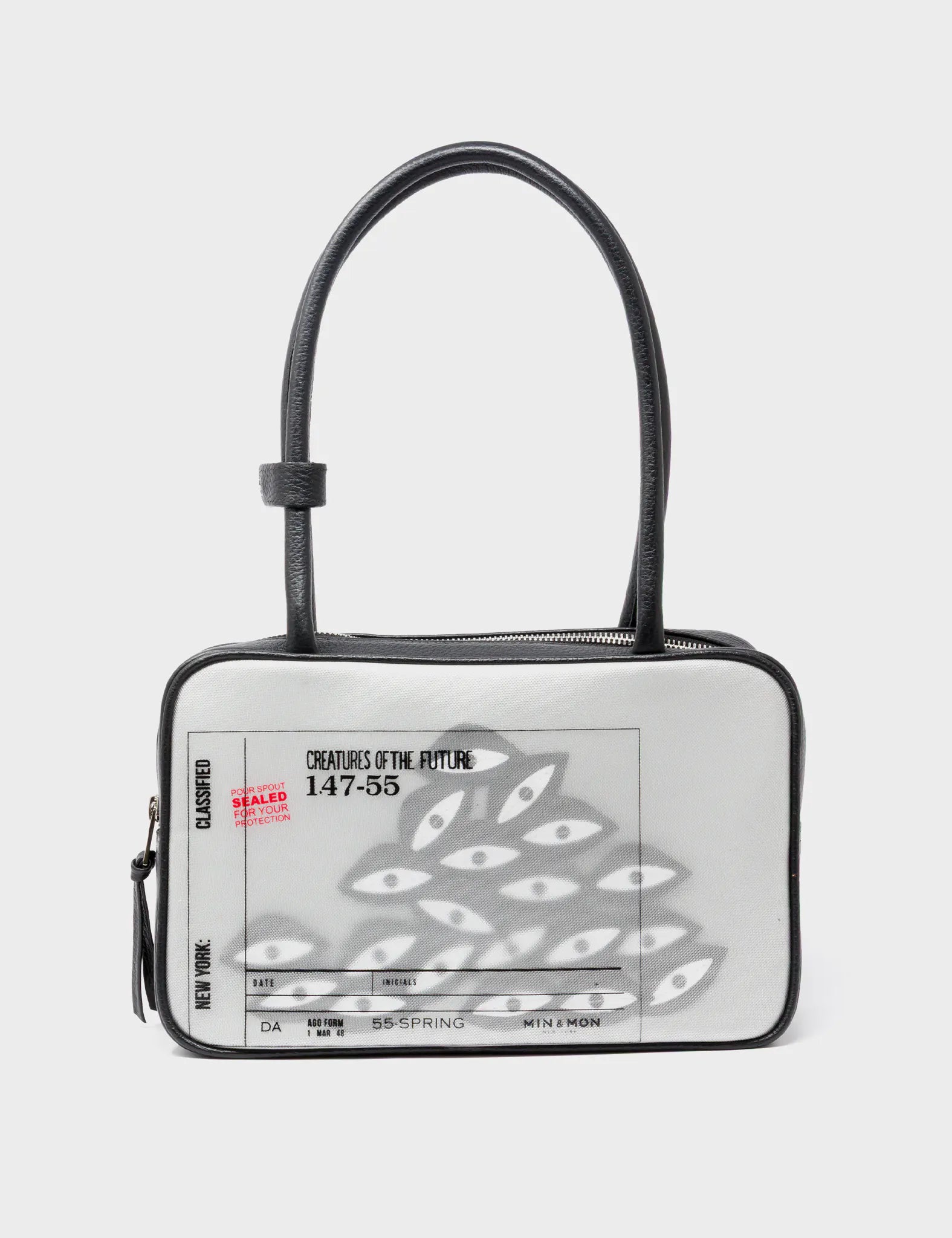 121 Shoulder Bag Black Leather - The Good Carrier Design