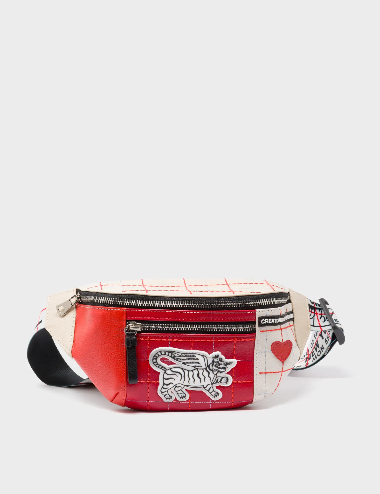 Harold Fanny Pack Poppy Red Leather - Lovestitch Design