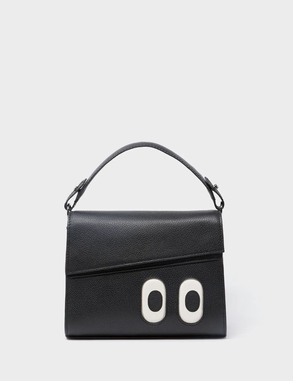 Anastasio Mini Crossbody Handbag Black Leather - Look Up 👀
