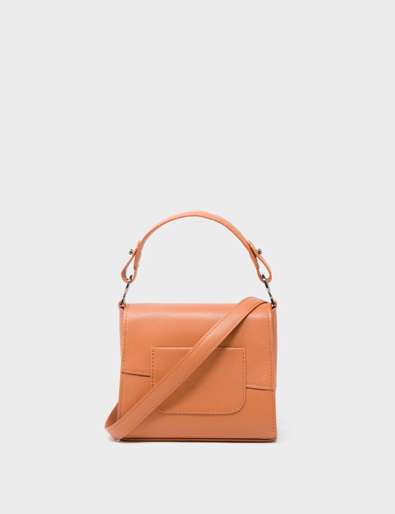 Anastasio Micro Crossbody Handbag Caramel Leather - All Over Eyes Embroidery