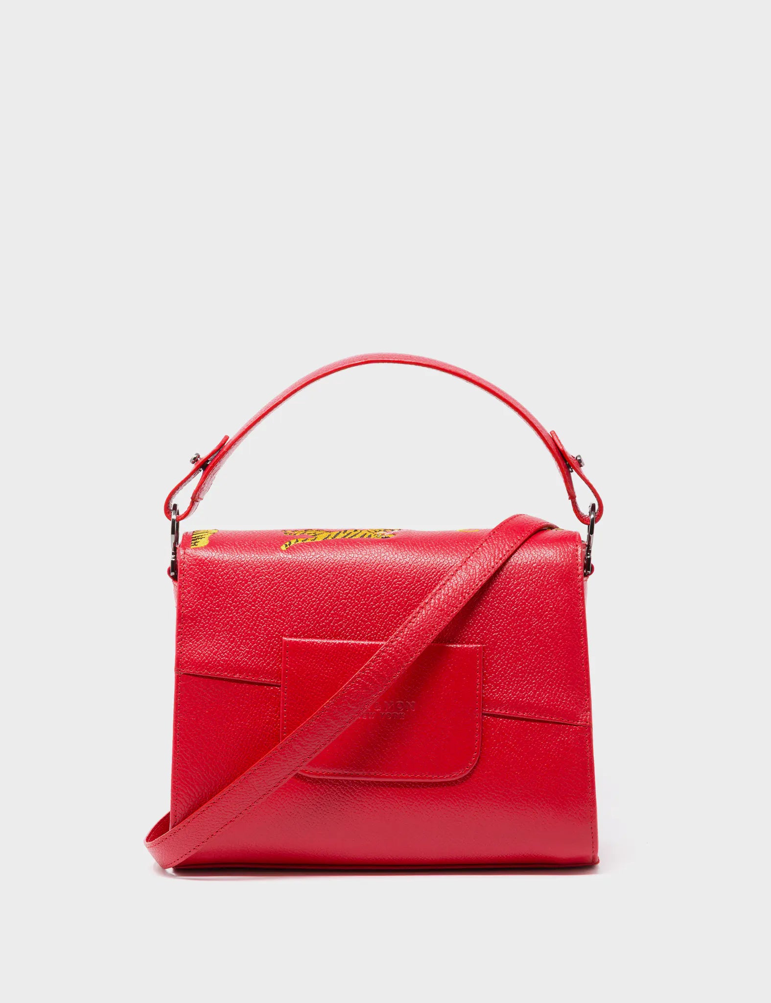 Anastasio Mini Crossbody Handbag Jester Red Leather - Tiger Rumble