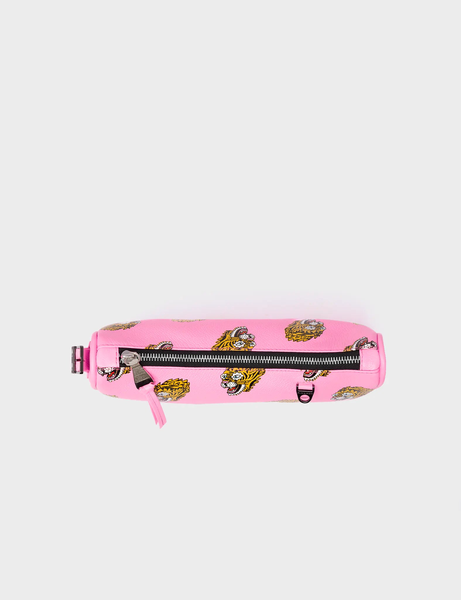 Lucas Hobo Mini Bubblegum Pink Handbag - Blazing Tiger Print
