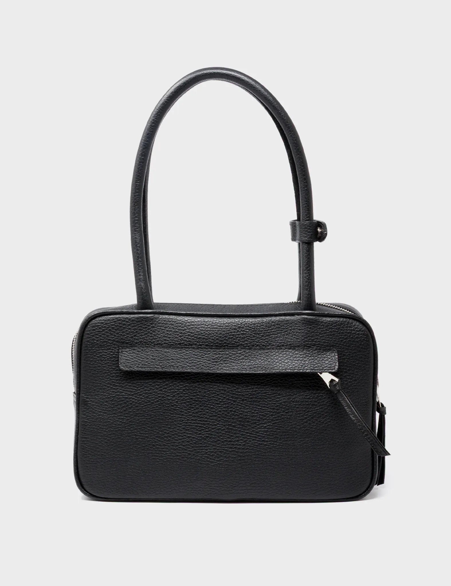 121 Shoulder Bag Black Leather - The Good Carrier Design