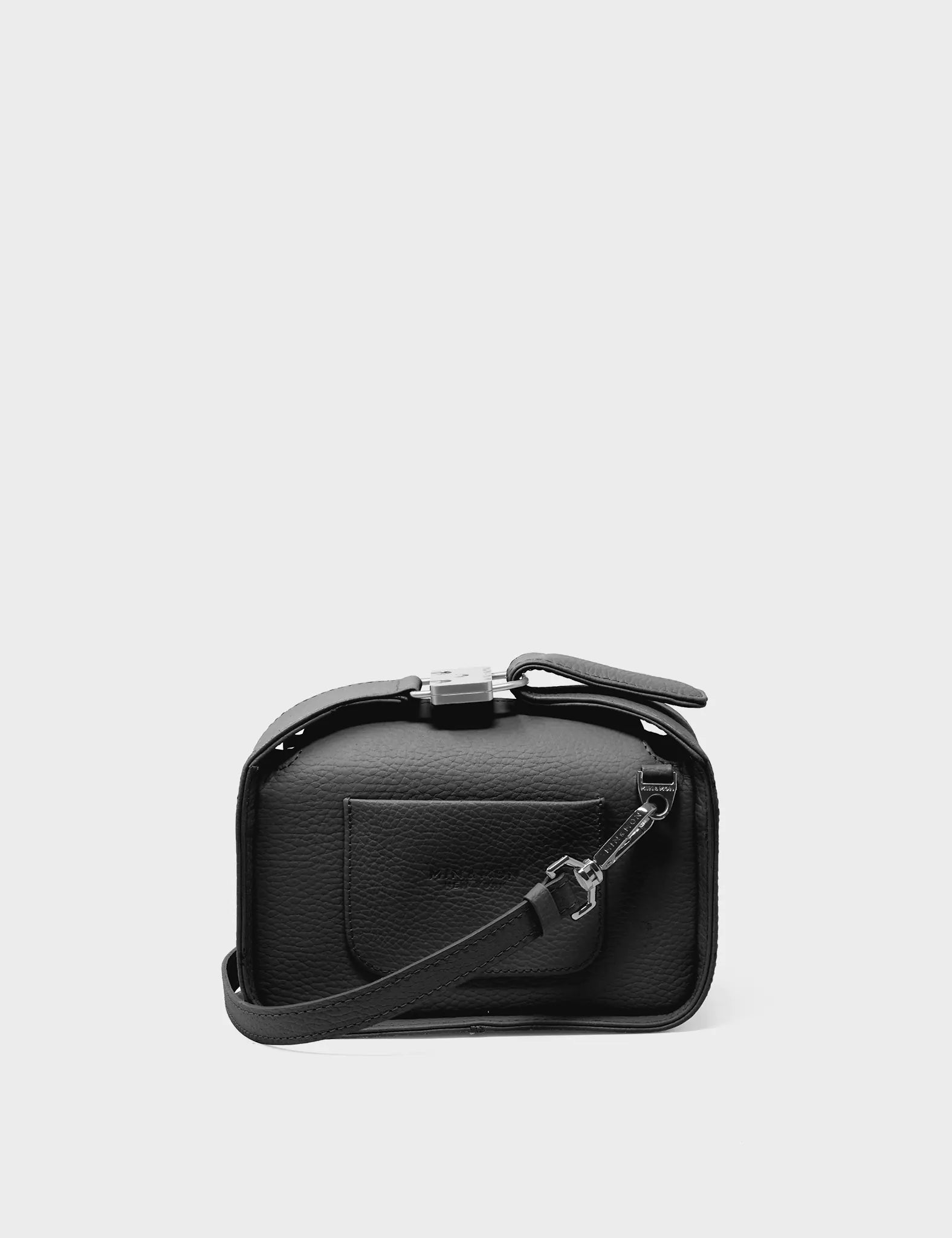 Benji Micro Crossbody Black Leather Bag - Look Up 👀