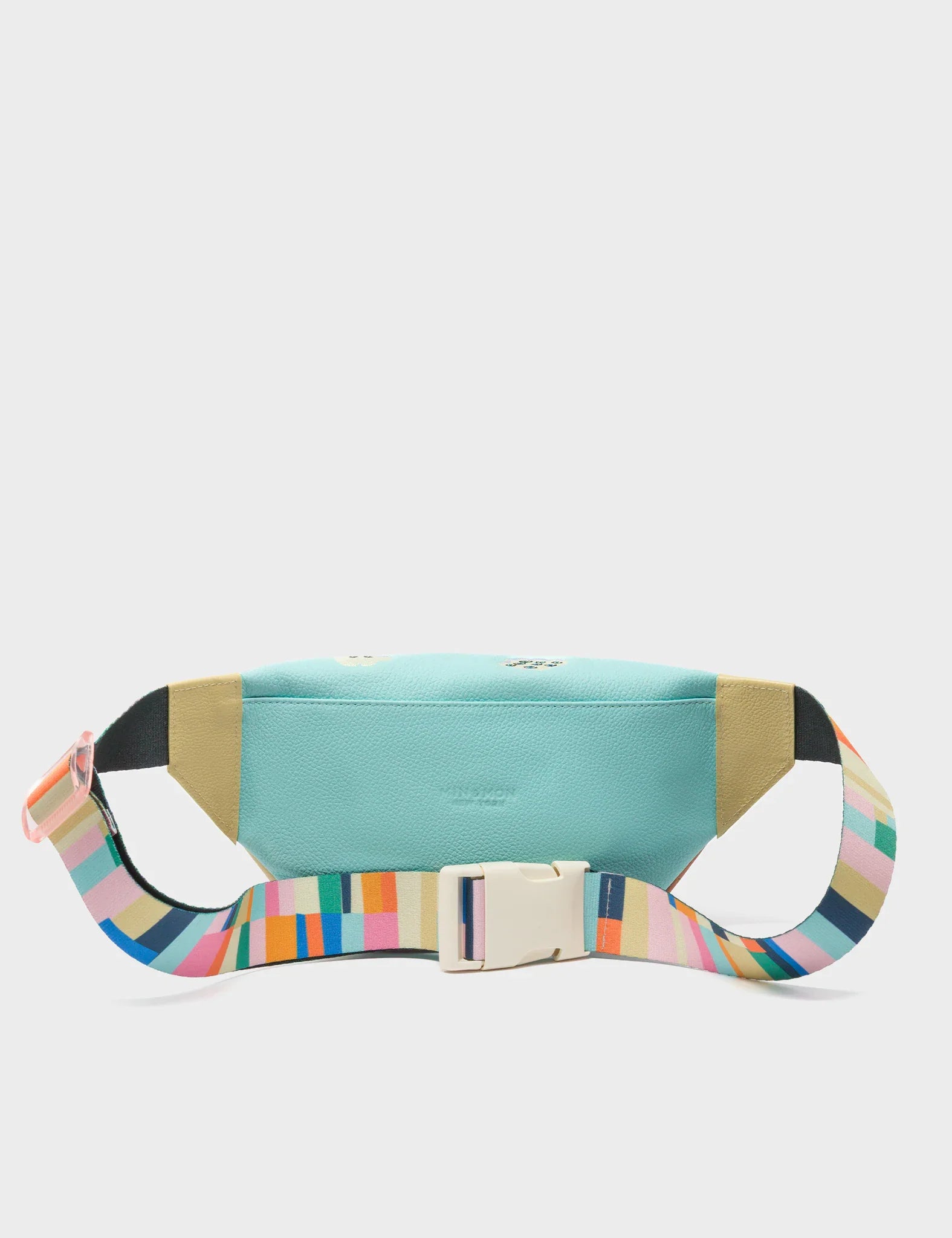 Harold Fanny Pack Cocoon Leather - Happy Clouds Embroidery