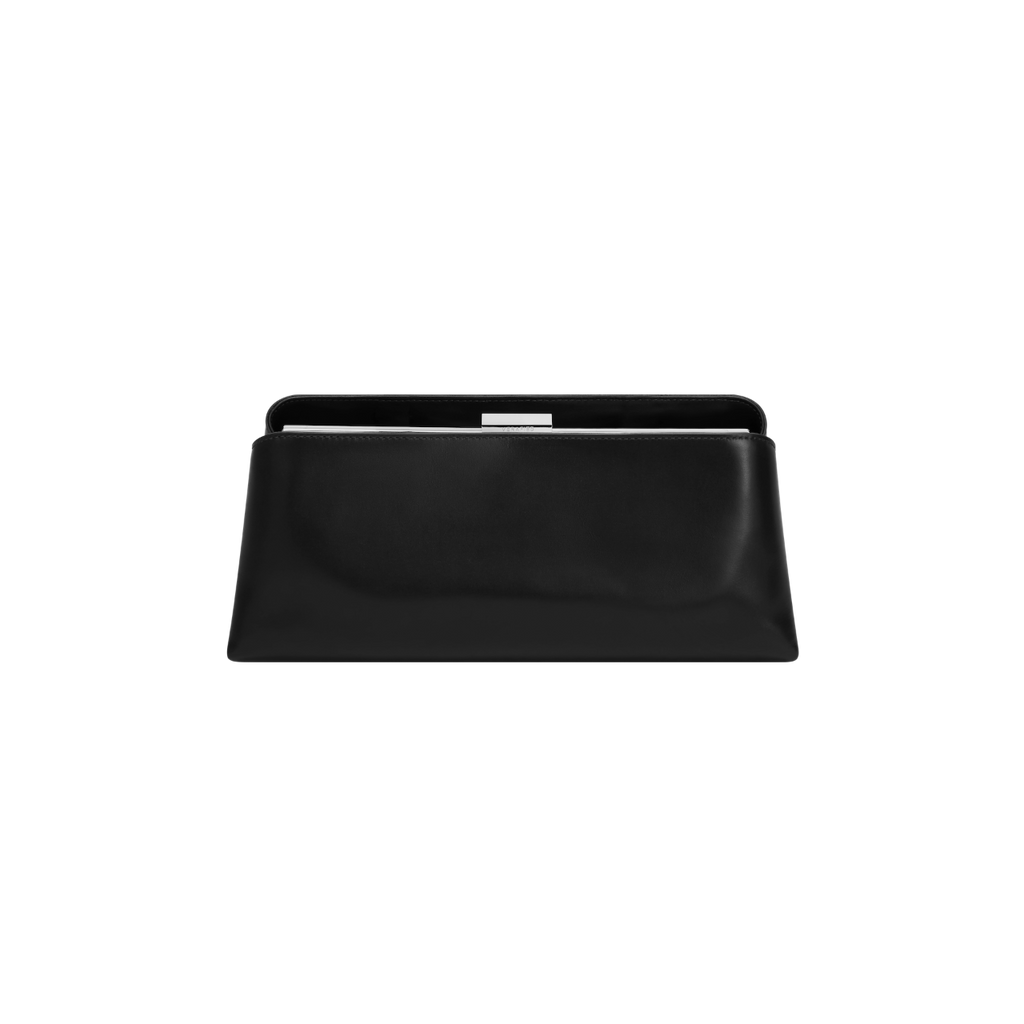 Silver Noir Éclair Bag