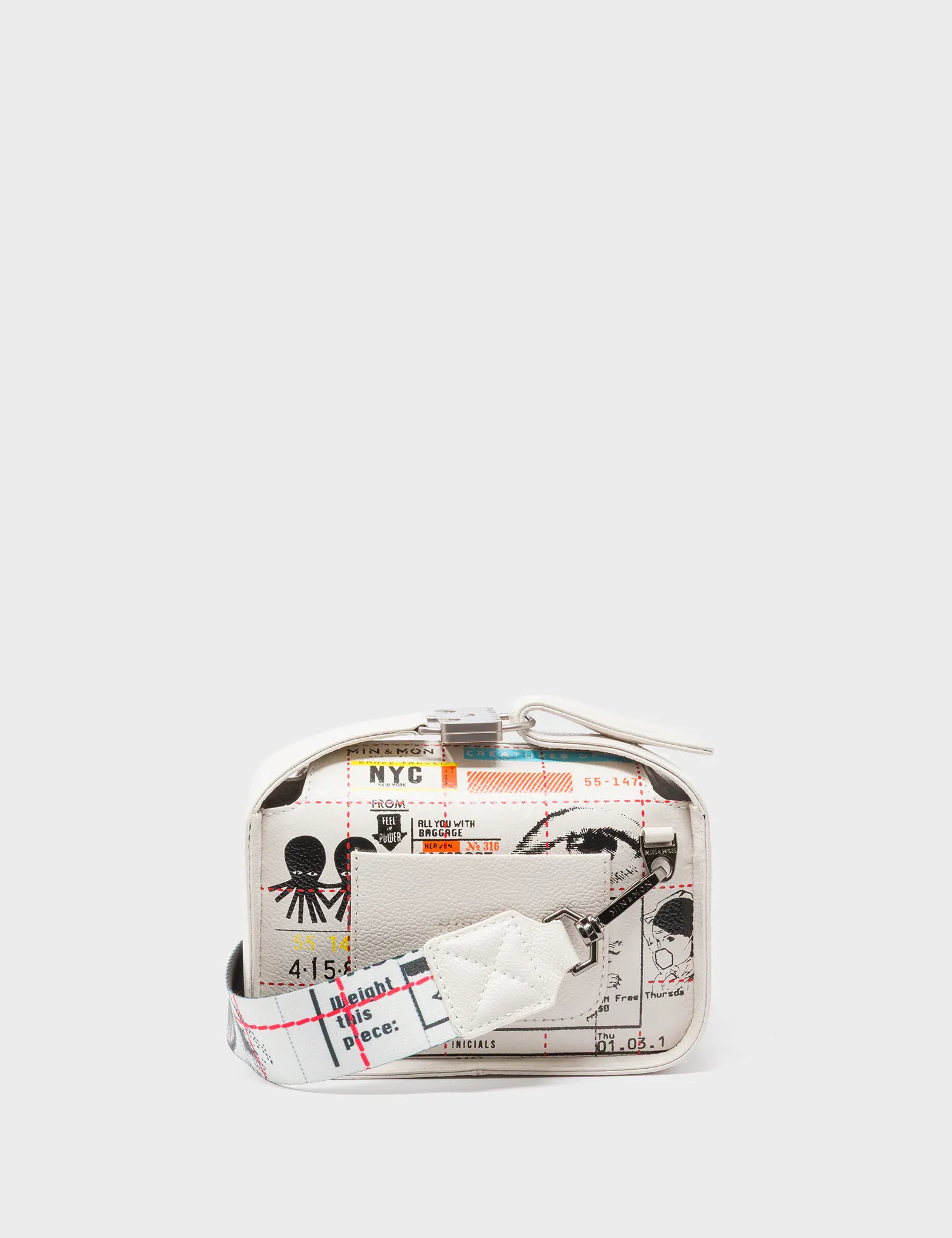 Benji Micro Crossbody Cream Leather Bag - Kind Type Design