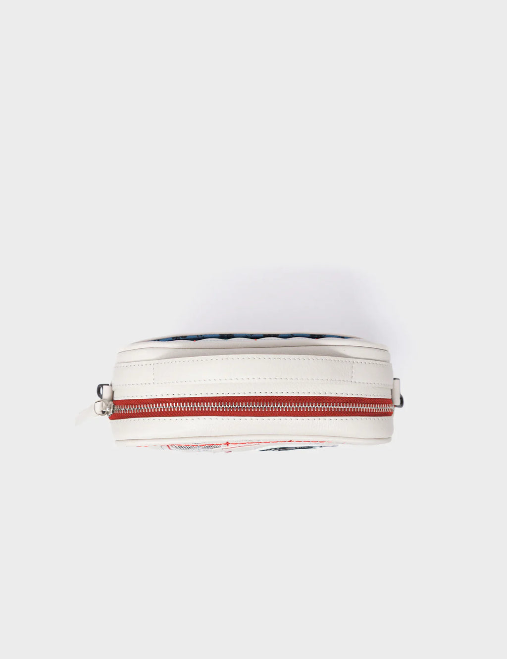 Verto Cream Leather Crossbody Bag - Lovestitch Design