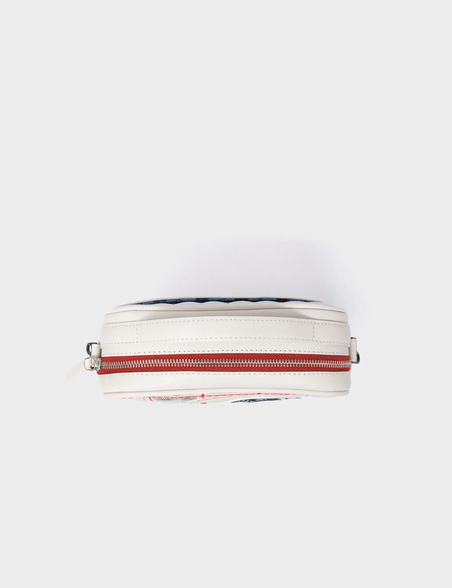 Verto Cream Leather Crossbody Bag - Lovestitch Design