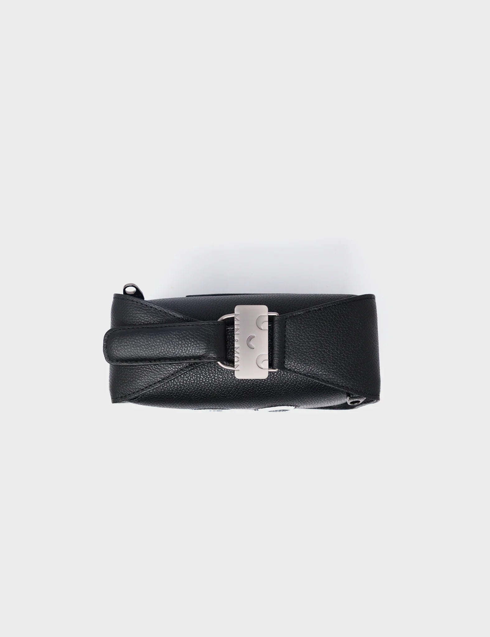 Benji Small Crossbody Black Leather Bag - Look Up 👀