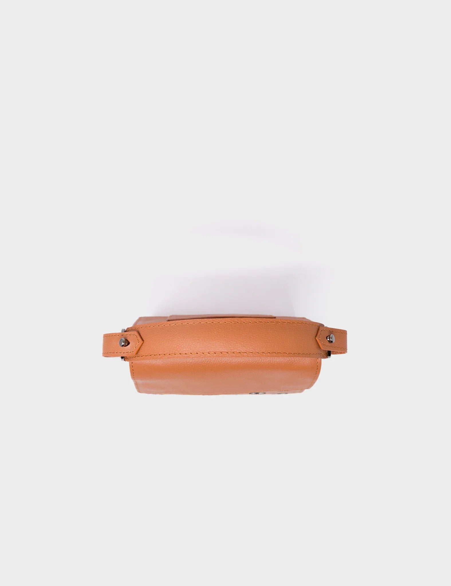 Anastasio Micro Crossbody Handbag Caramel Leather - All Over Eyes Embroidery