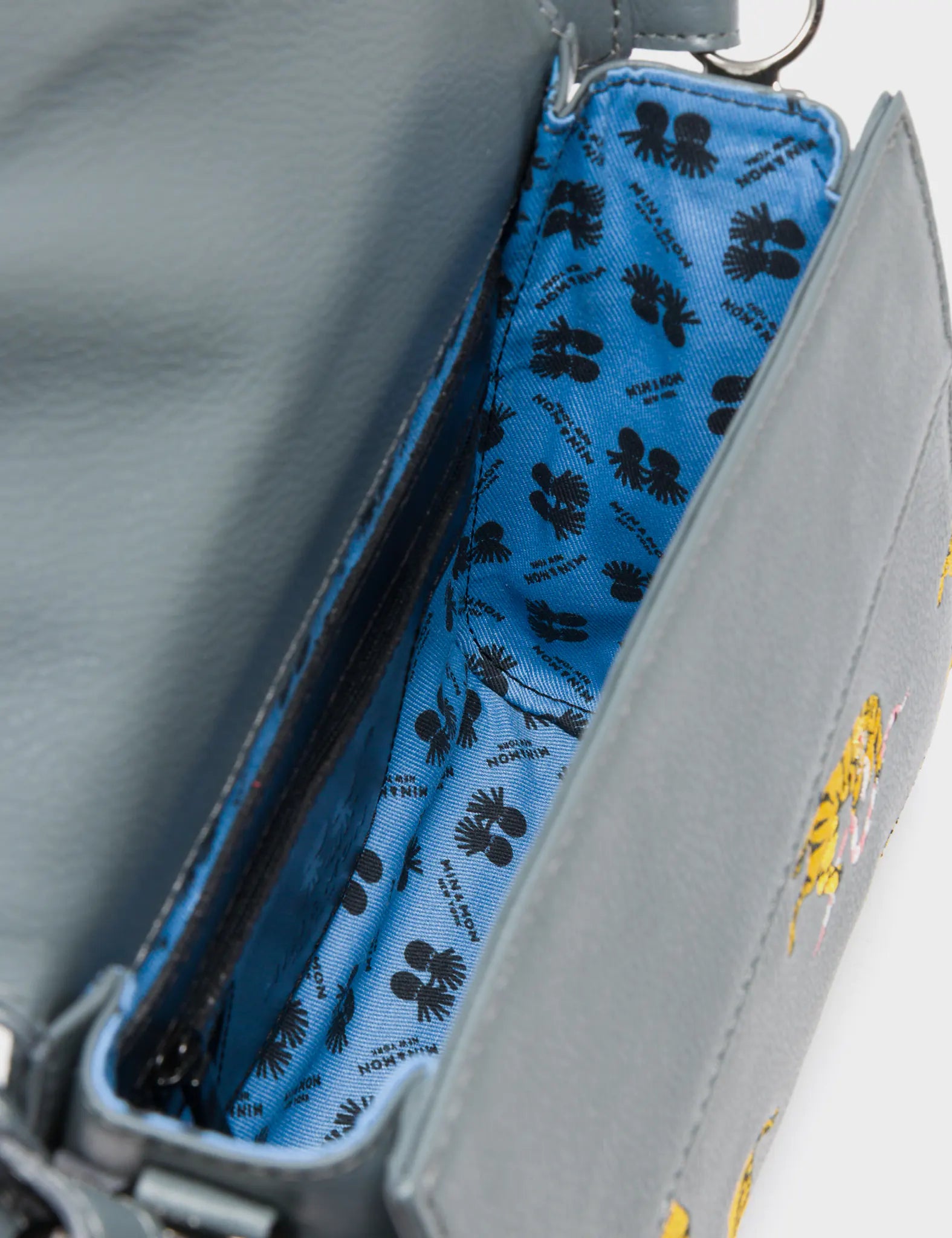Anastasio Mini Crossbody Handbag Stormy Gray Leather - Tiger Rumble