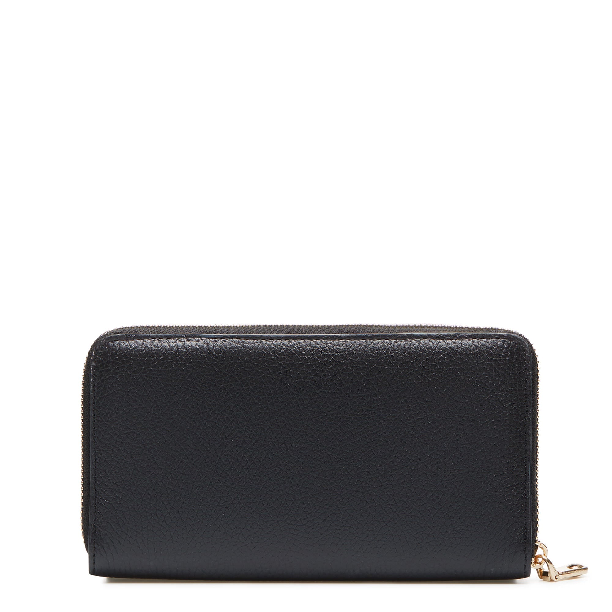 Cadeau d'Isabel black calfskin leather shopper and wallet set