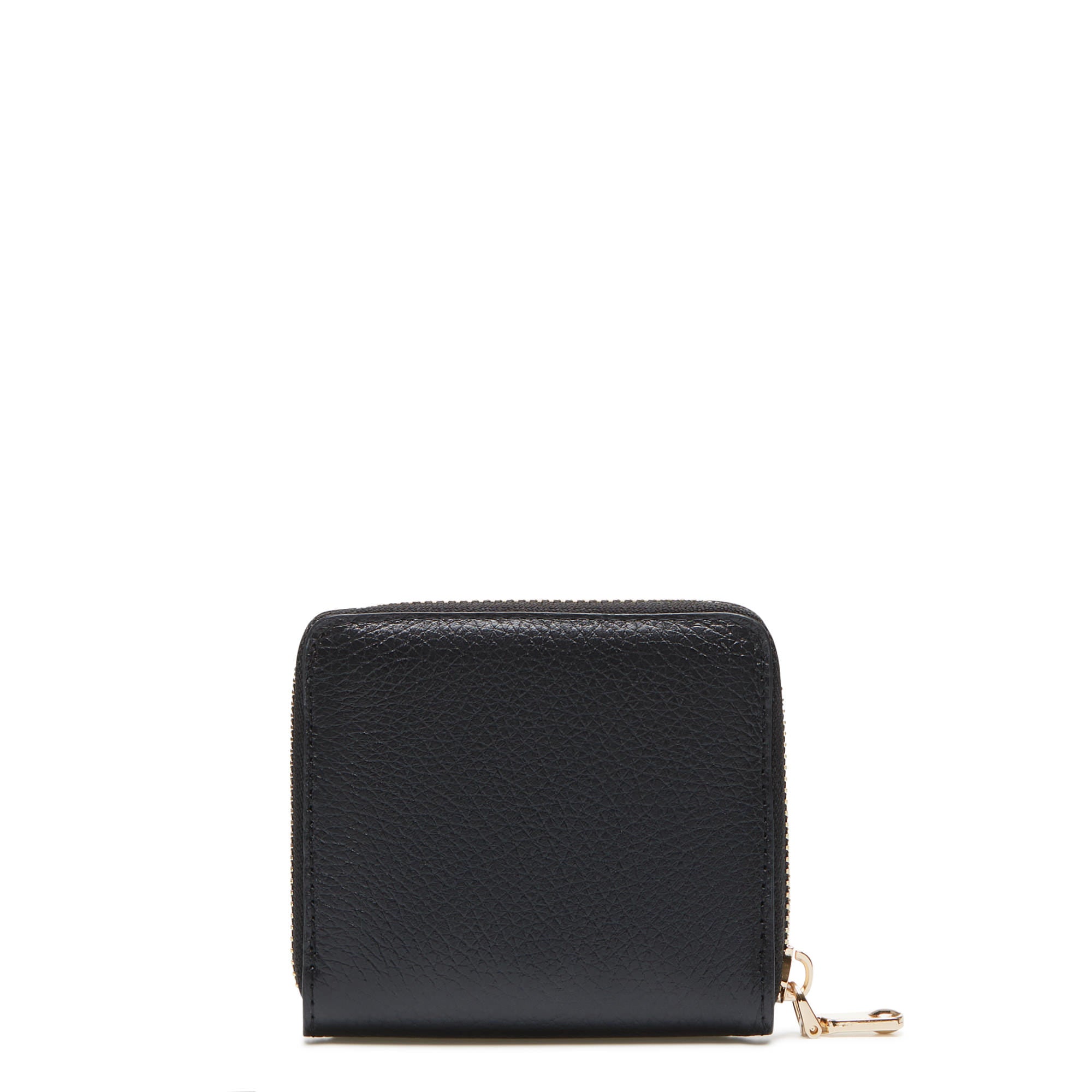 Cadeau d'Isabel black calfskin leather handbag and wallet set