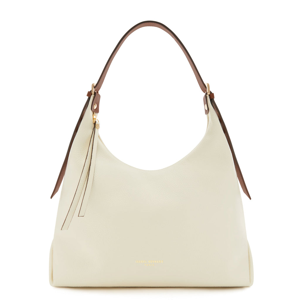 Honoré Muriel cream calfskin leather shoulder bag