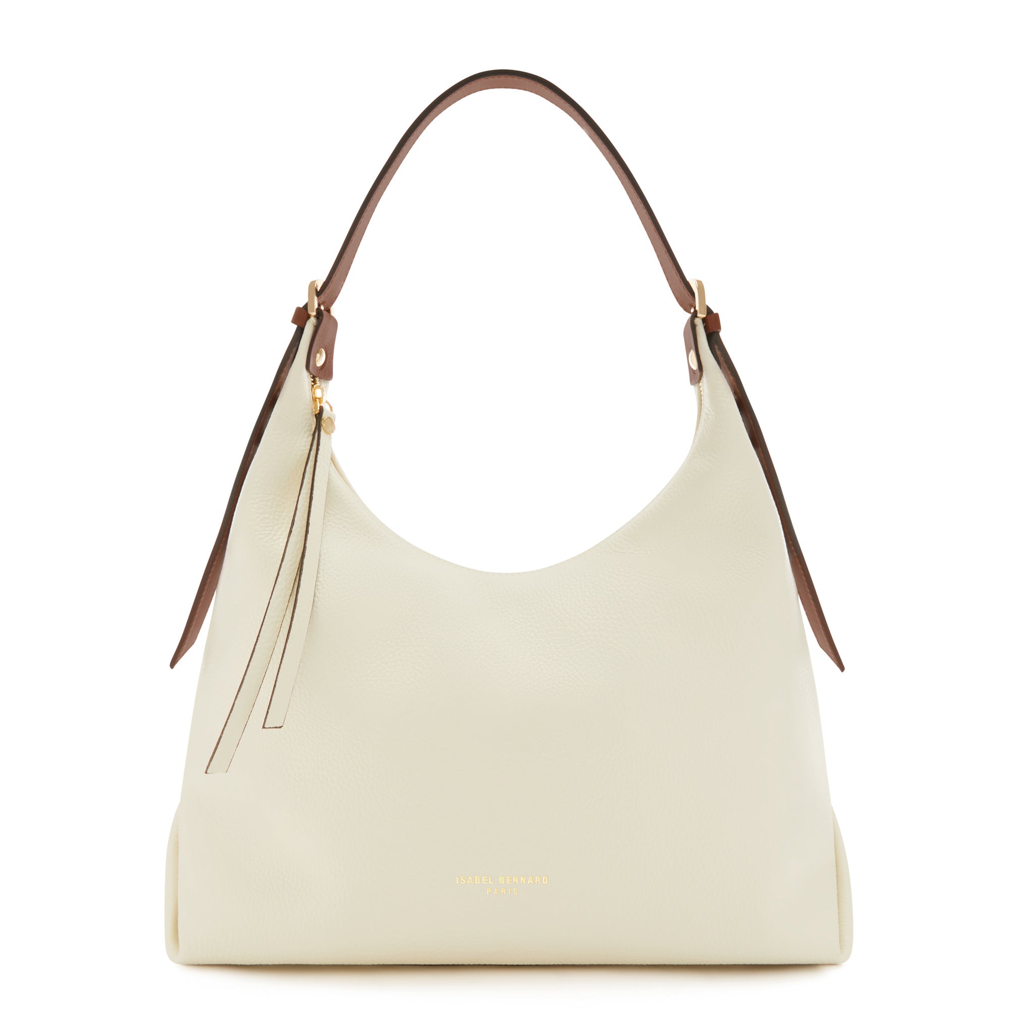 Honoré Muriel cream calfskin leather shoulder bag