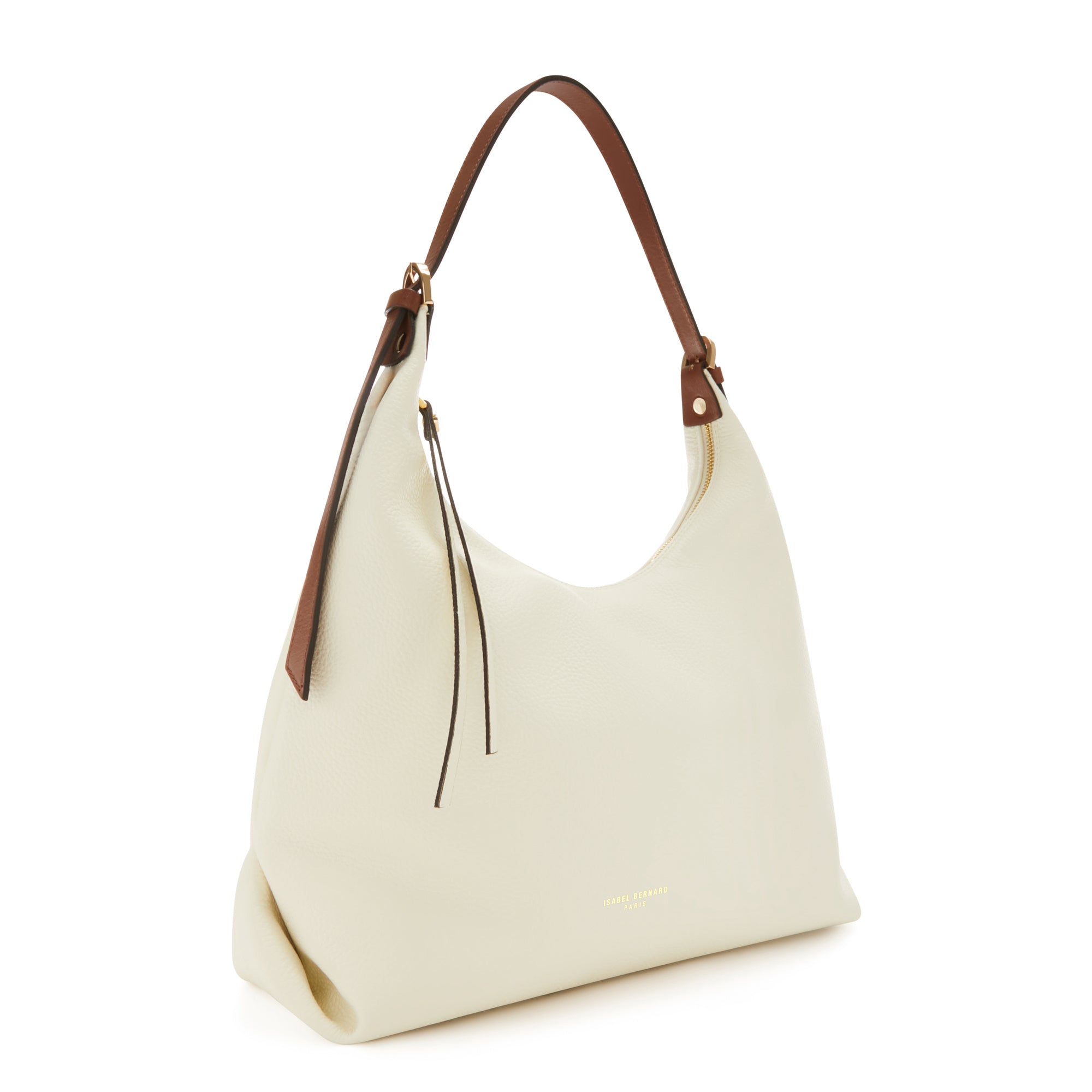 Honoré Muriel cream calfskin leather shoulder bag