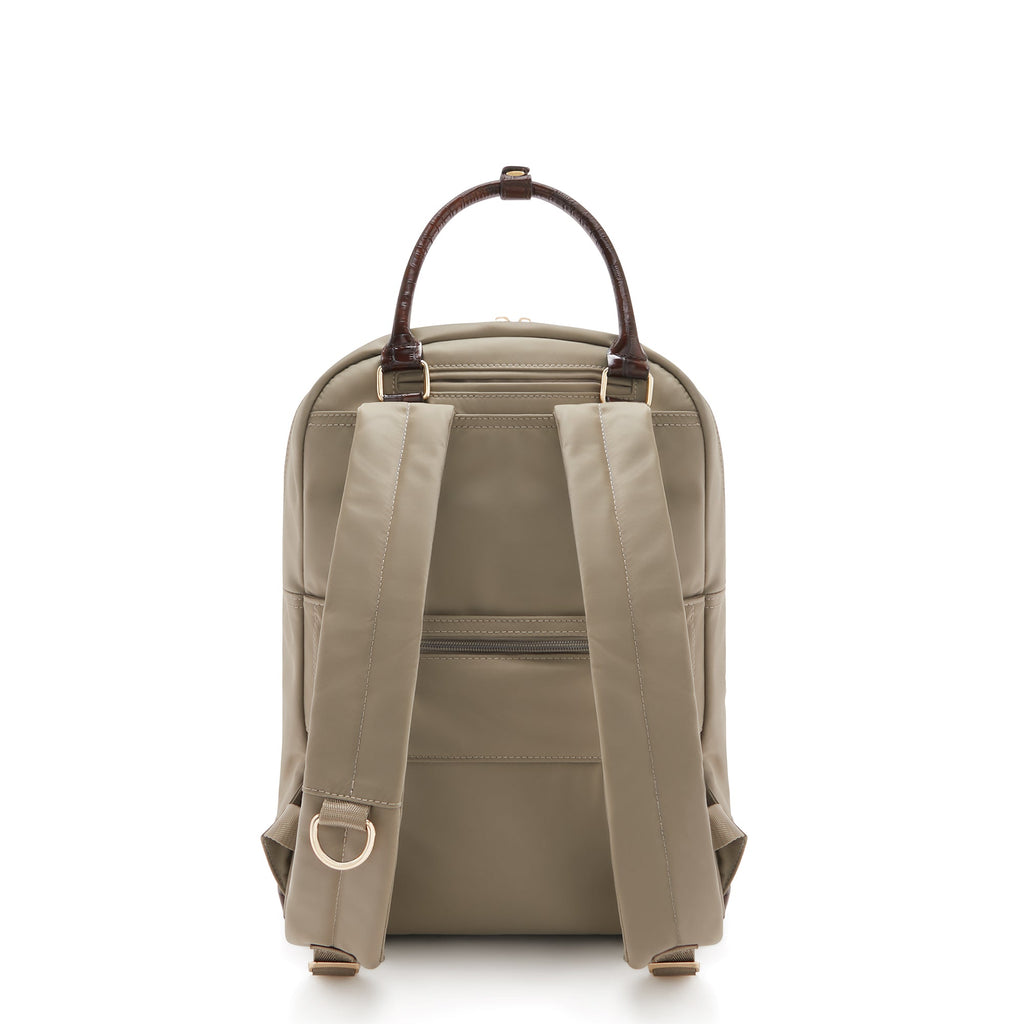 Cadeau d'Isabel taupe back pack and weekend bag small