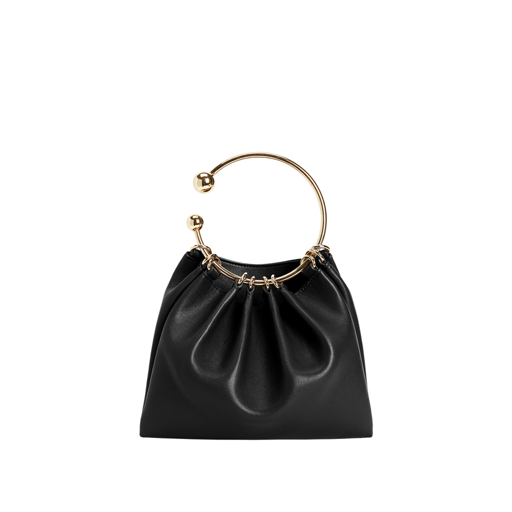 Black Ring Handle Bag