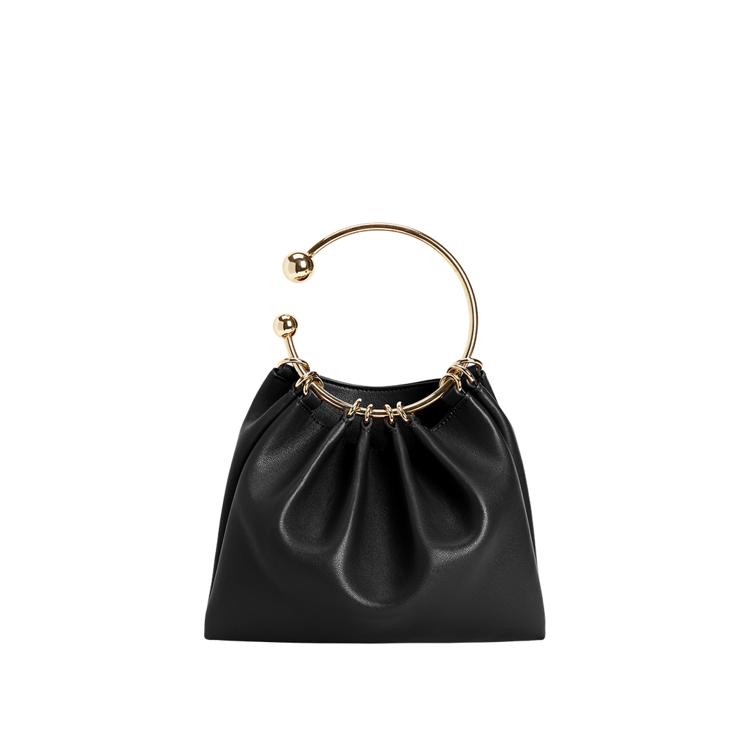 Black Ring Handle Bag