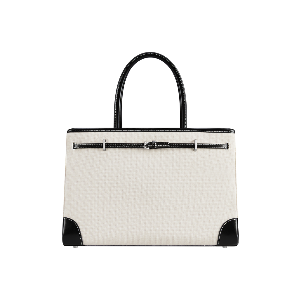 Black Canvas Book Tote Bag 33 (Final Sale)