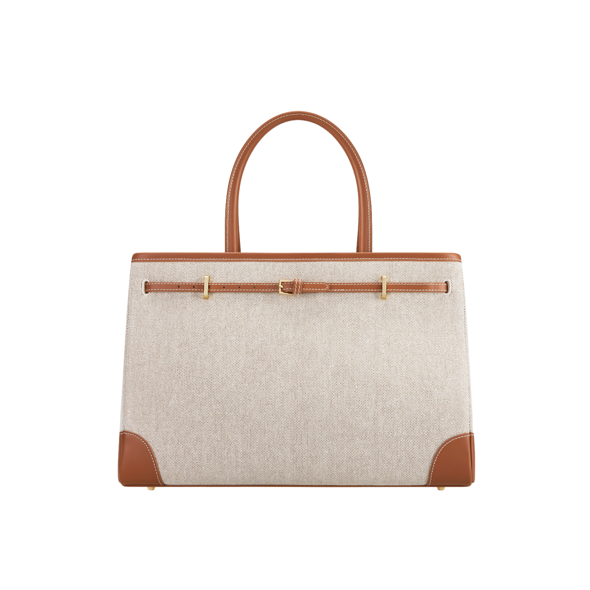 Caramel Canvas Book Tote Bag 33 (Final Sale)