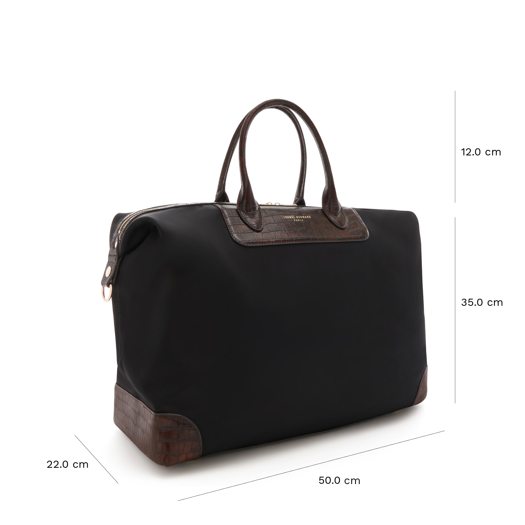 Cadeau d'Isabel black back pack and weekend bag small