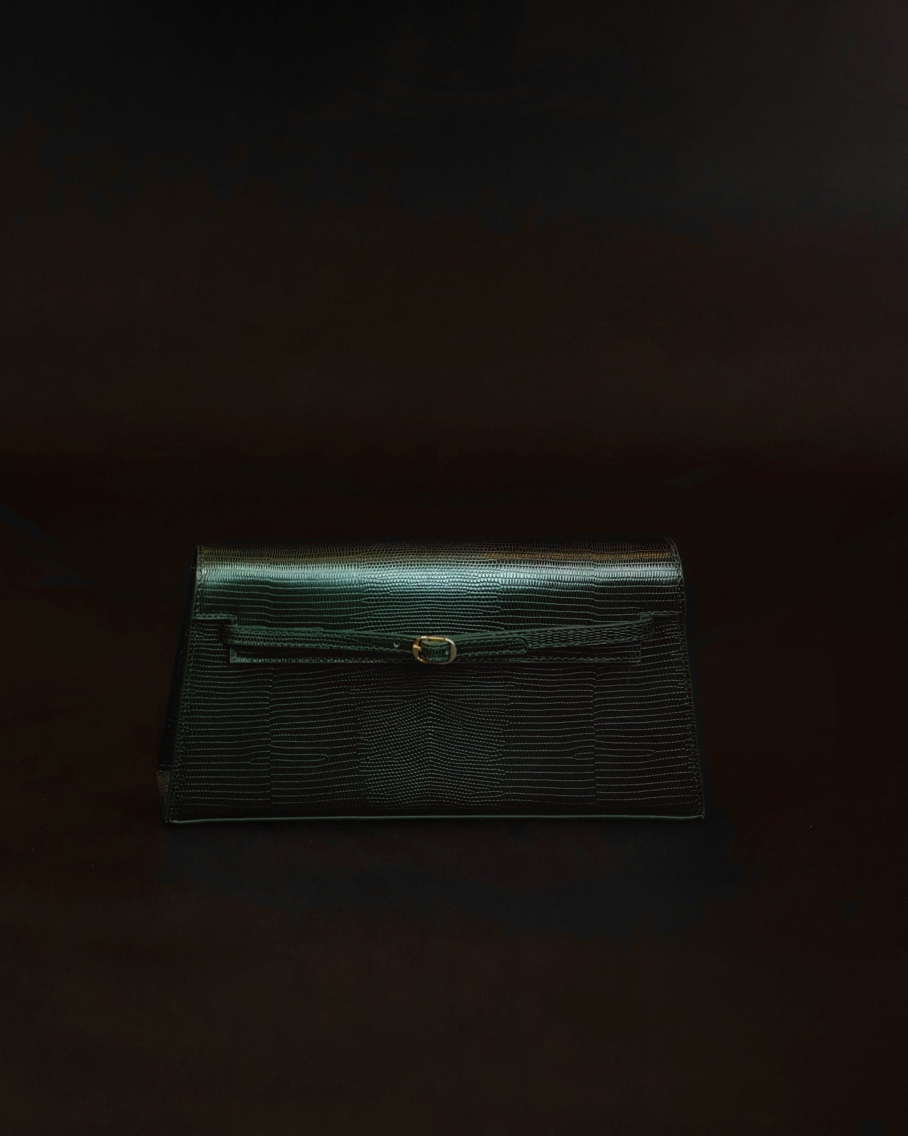 Emerald Lizard Shoulder Bag (Low Stock)