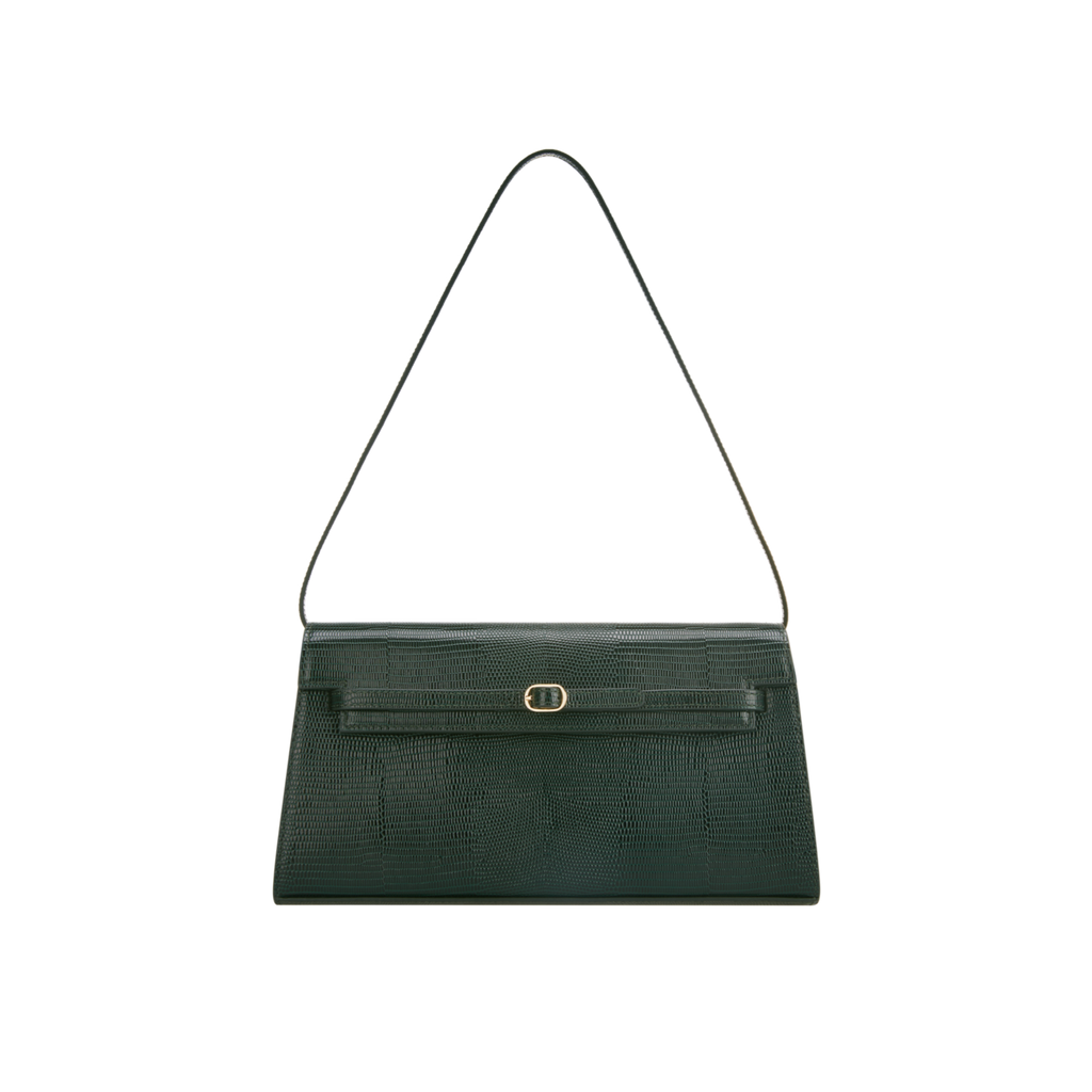 Emerald Lizard Shoulder Bag (Low Stock)