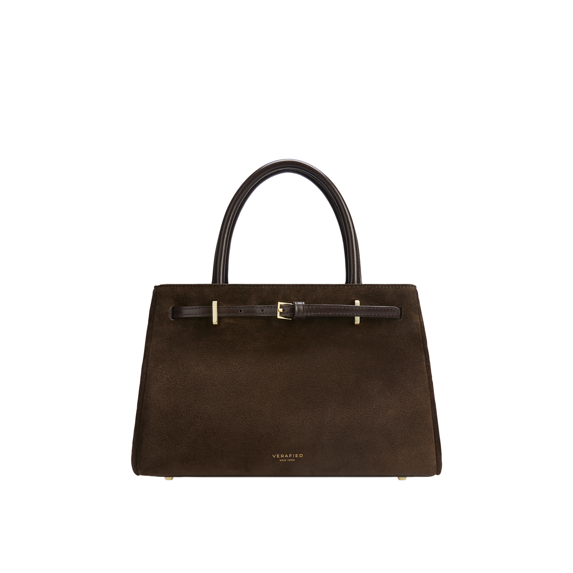 Espresso Suede Book Tote Bag 25