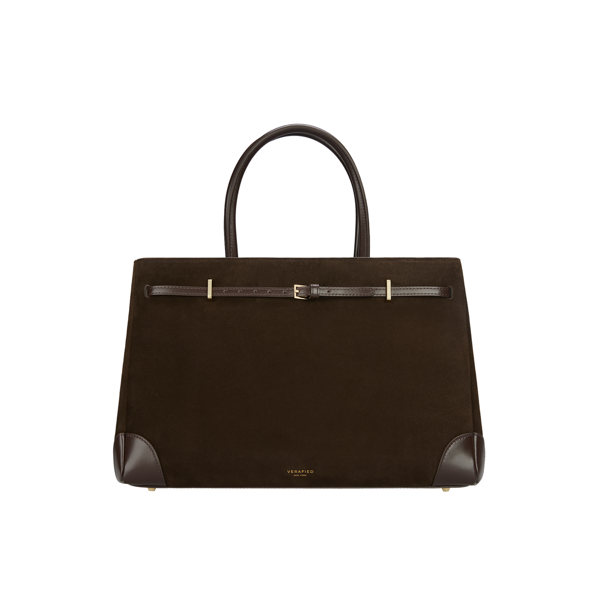 Espresso Suede Book Tote Bag 33 (Pre-Order Only)
