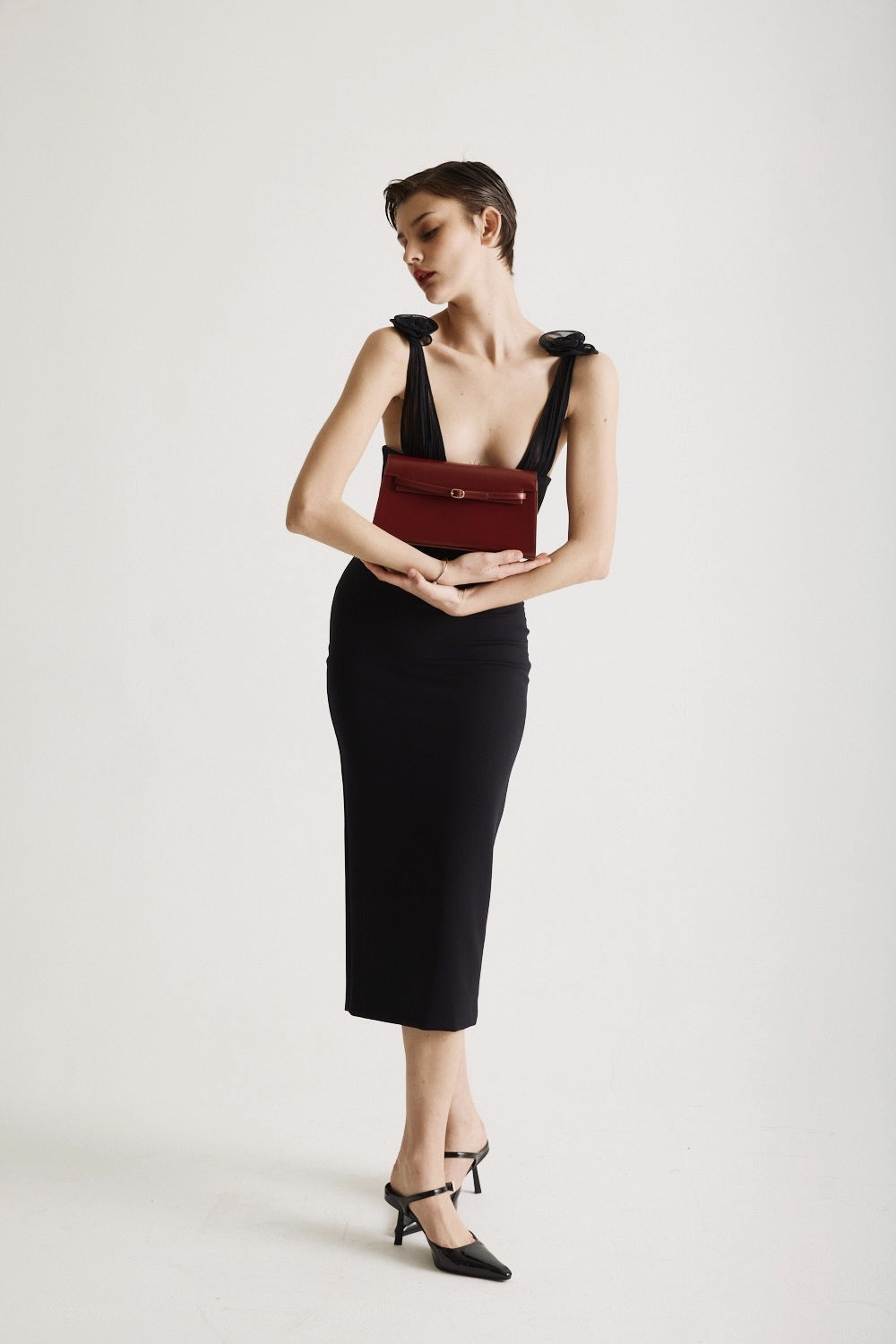 Dark Cherry Shoulder Bag