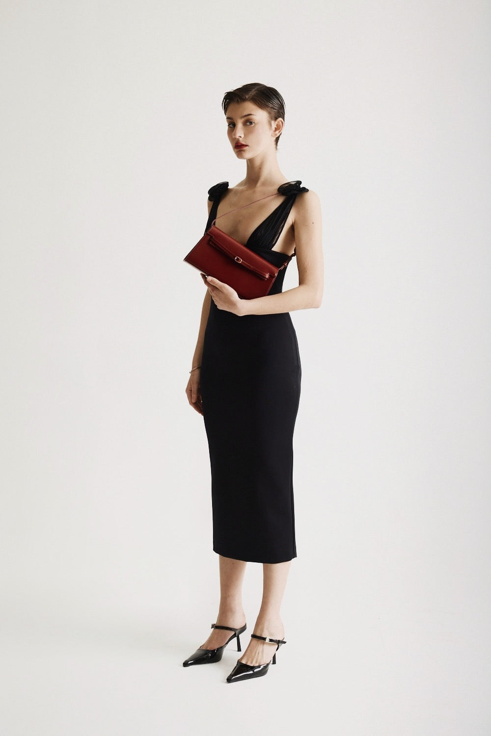 Dark Cherry Shoulder Bag