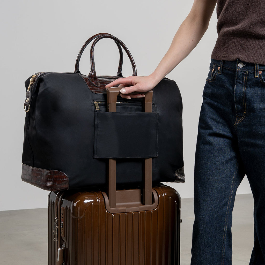 Du Louvre Clarice black weekend bag medium