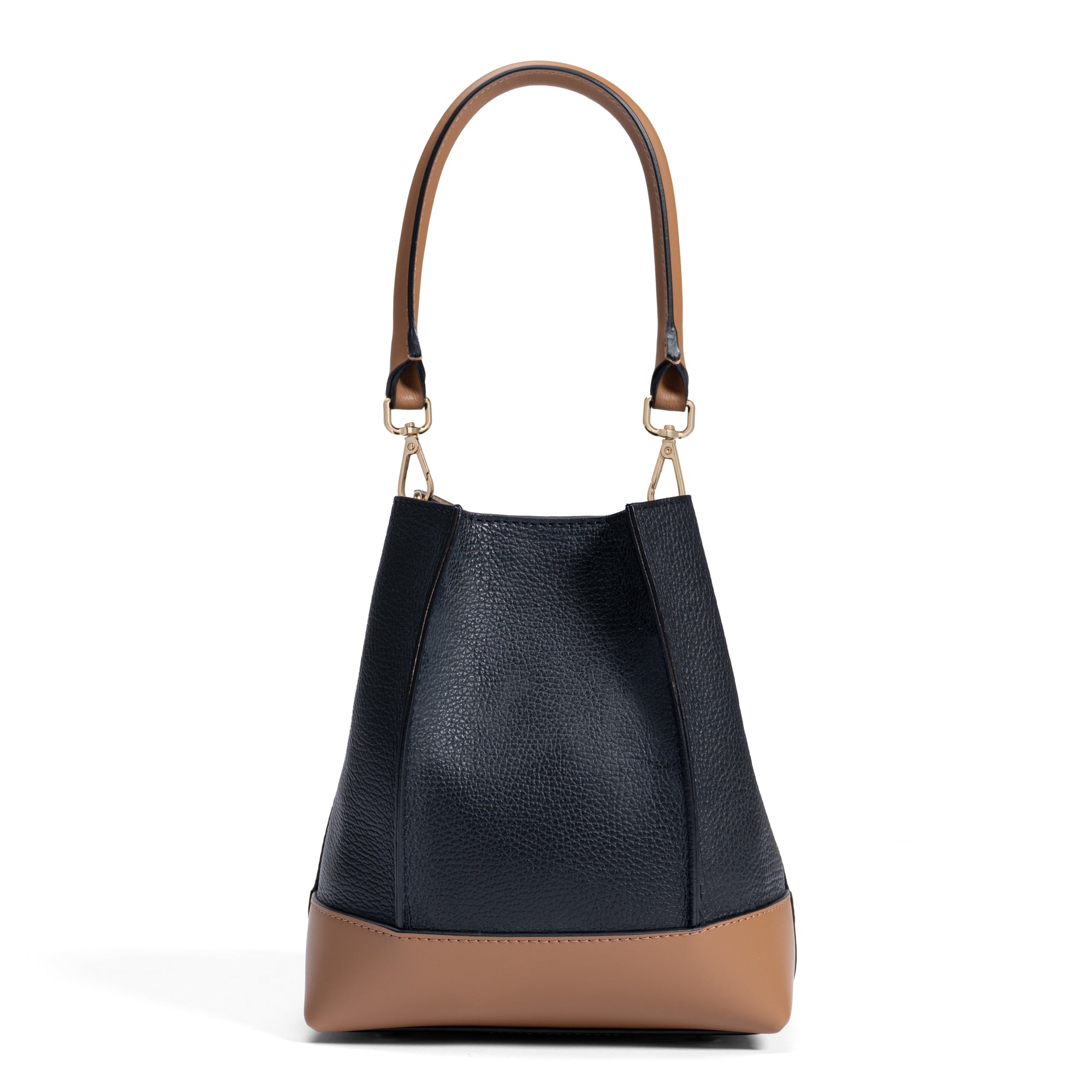Femme Forte Minette black calfskin leather handbag