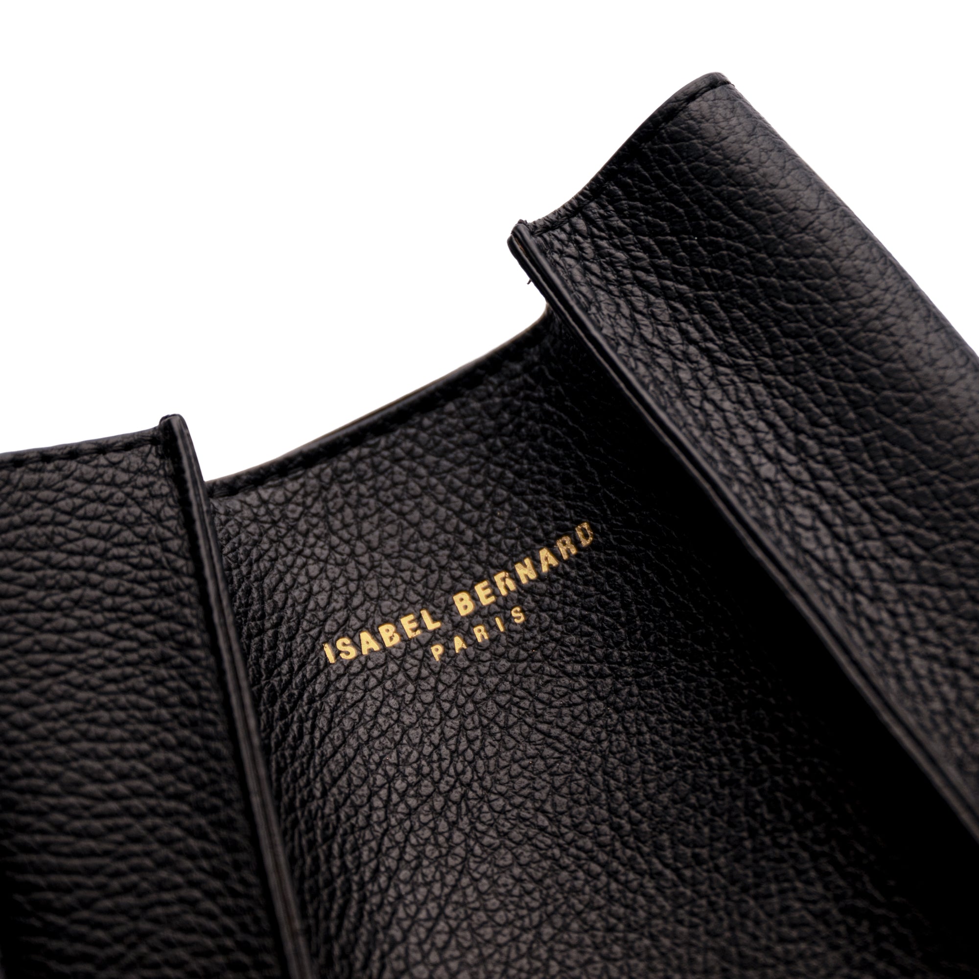 Femme Forte Minette black calfskin leather handbag