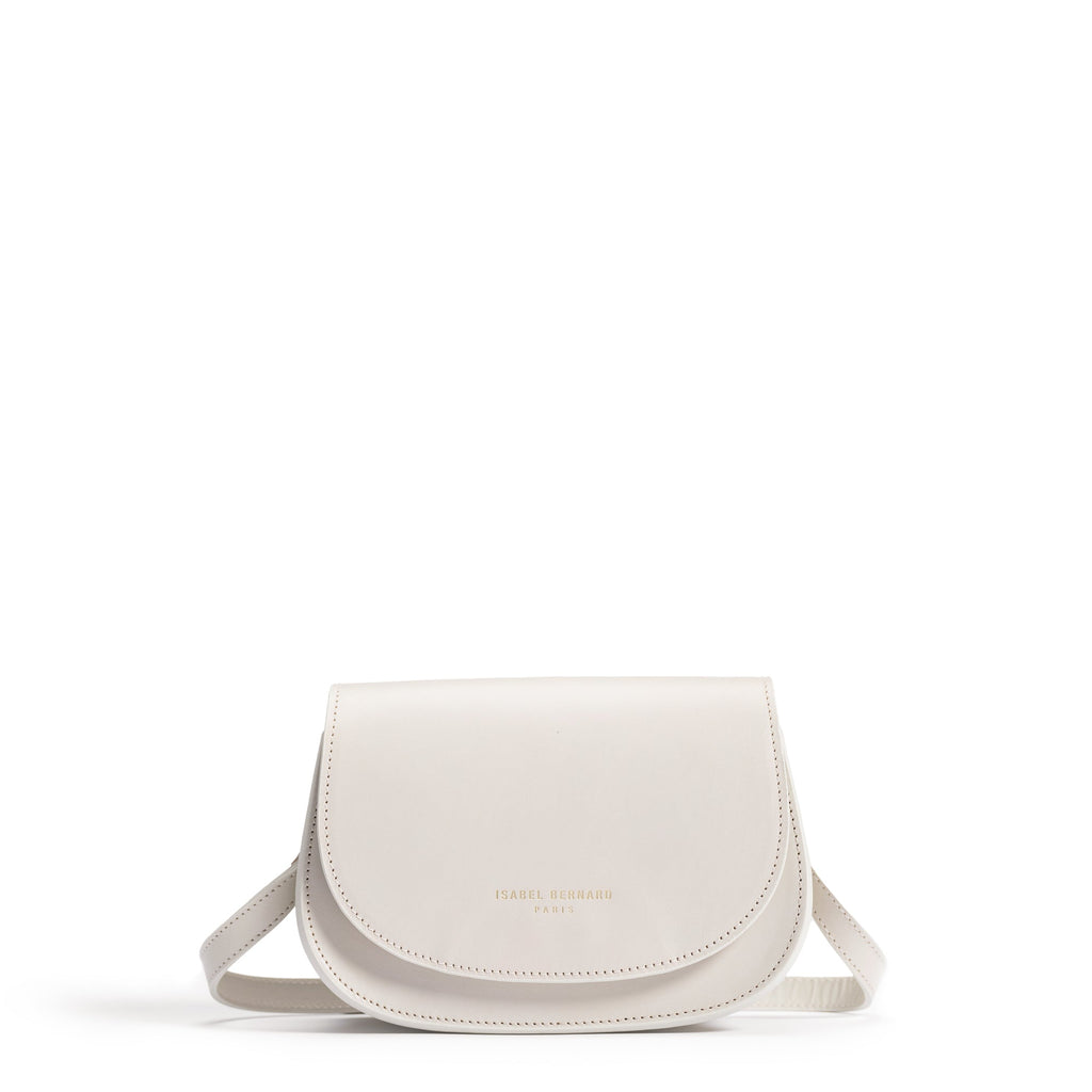 Montmartre Manon cream vegetable tanned leather crossbody bag