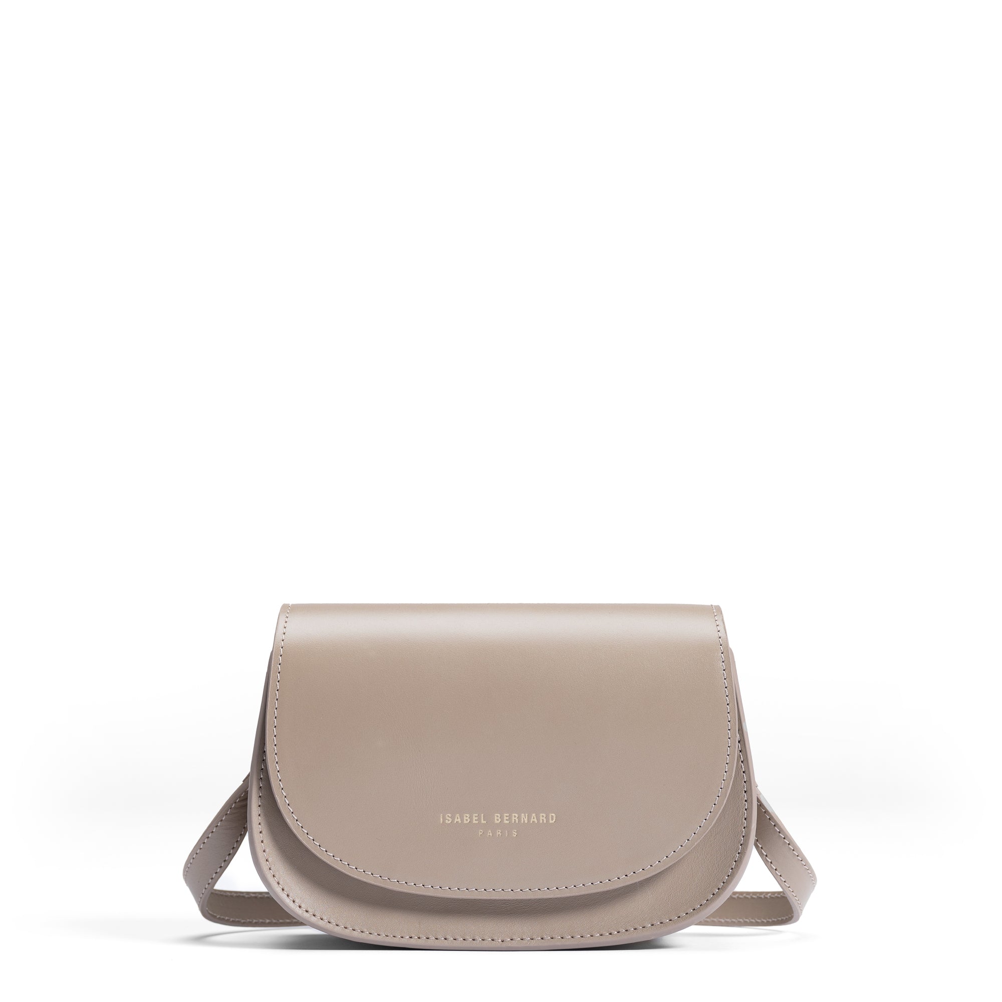 Montmartre Manon taupe vegetable tanned leather crossbody bag