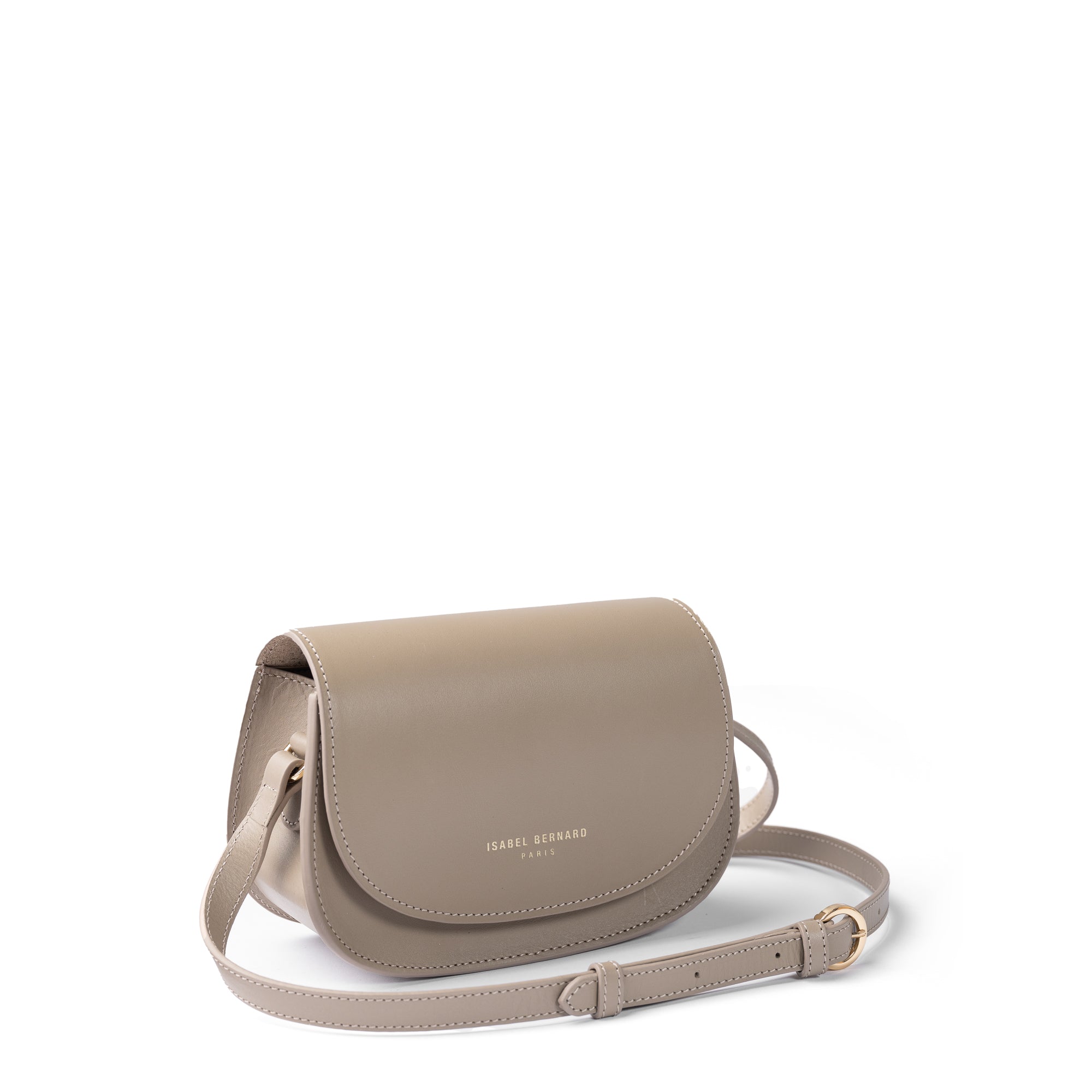 Montmartre Manon taupe vegetable tanned leather crossbody bag