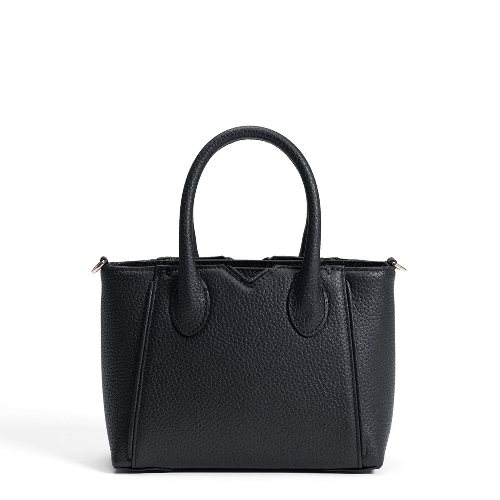 Honoré Cloe Mini black calfskin leather handbag