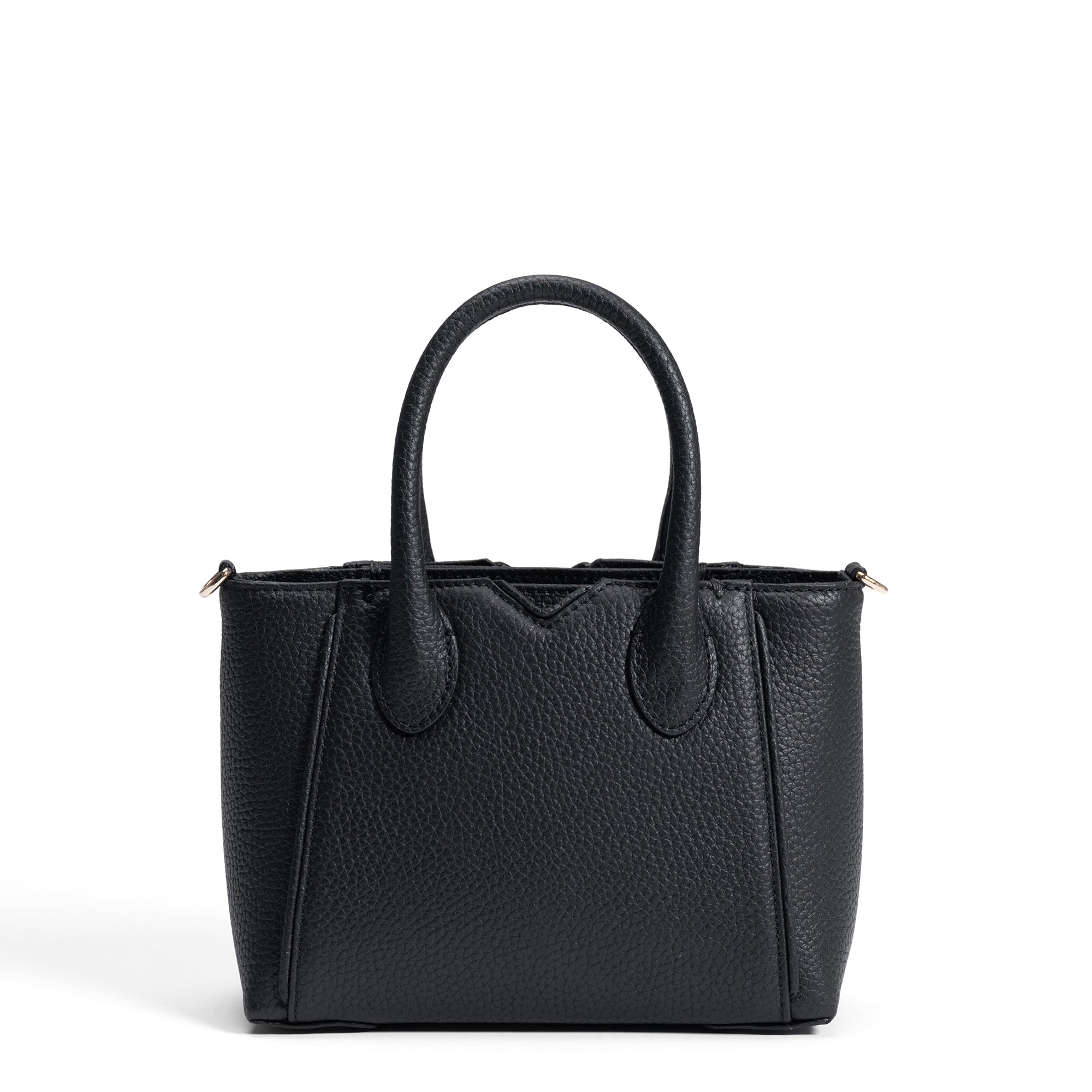 Honoré Cloe Mini black calfskin leather handbag