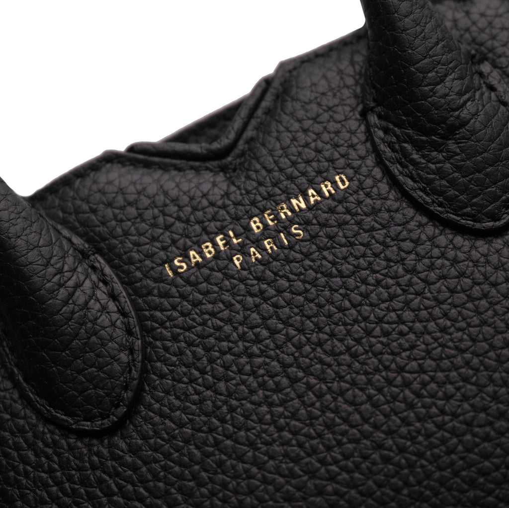 Honoré Cloe Mini black calfskin leather handbag