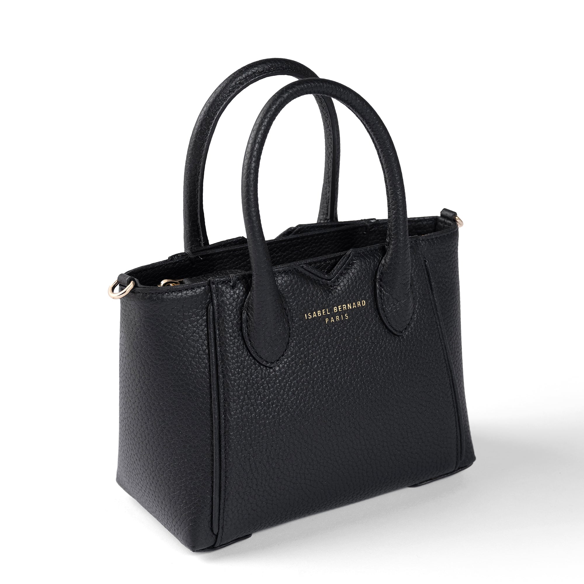 Honoré Cloe Mini black calfskin leather handbag