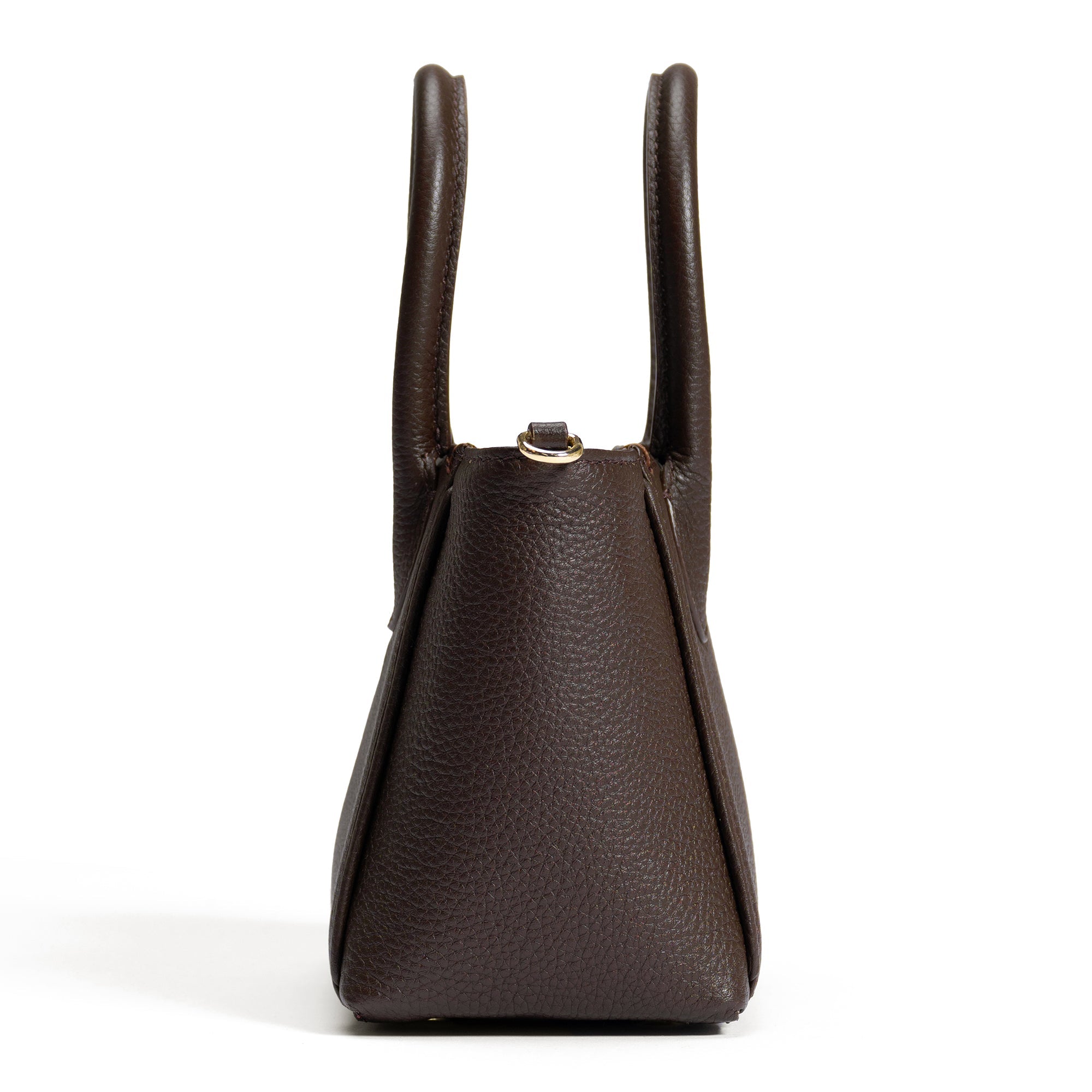 Honoré Cloe Mini brown calfskin leather handbag