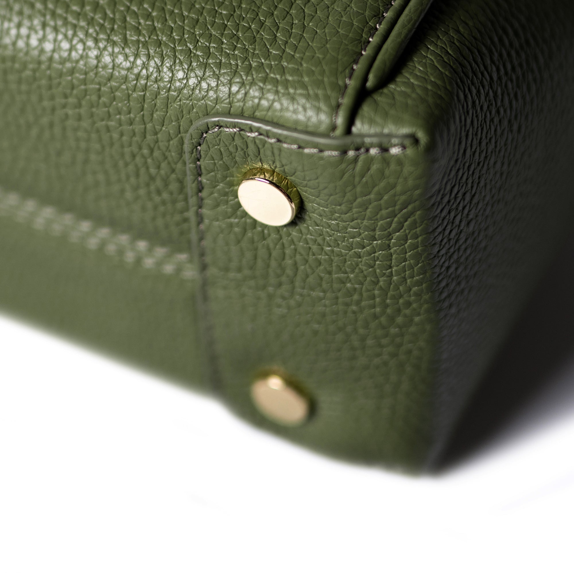 Honoré Cloe Mini green calfskin leather handbag