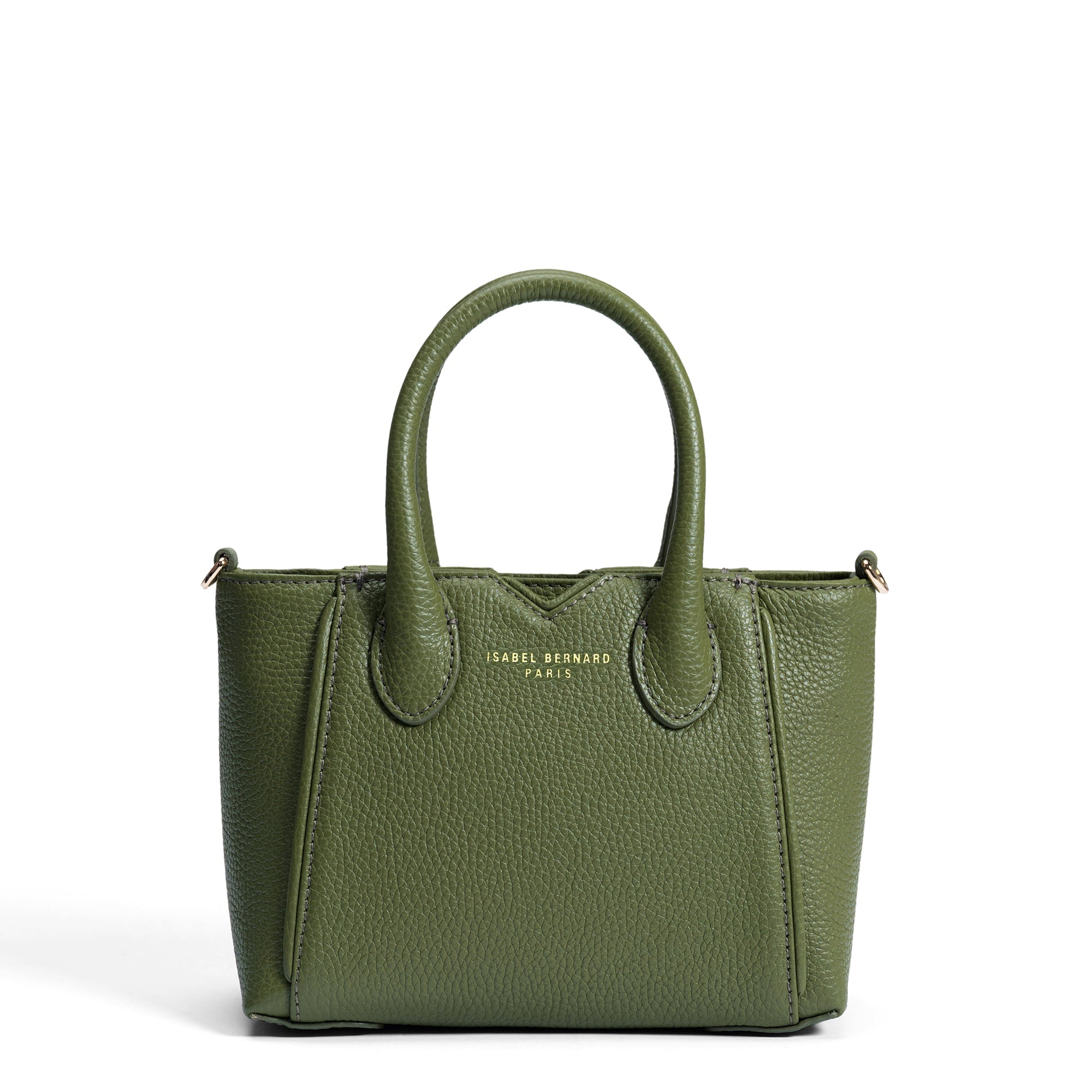 Honoré Cloe Mini green calfskin leather handbag