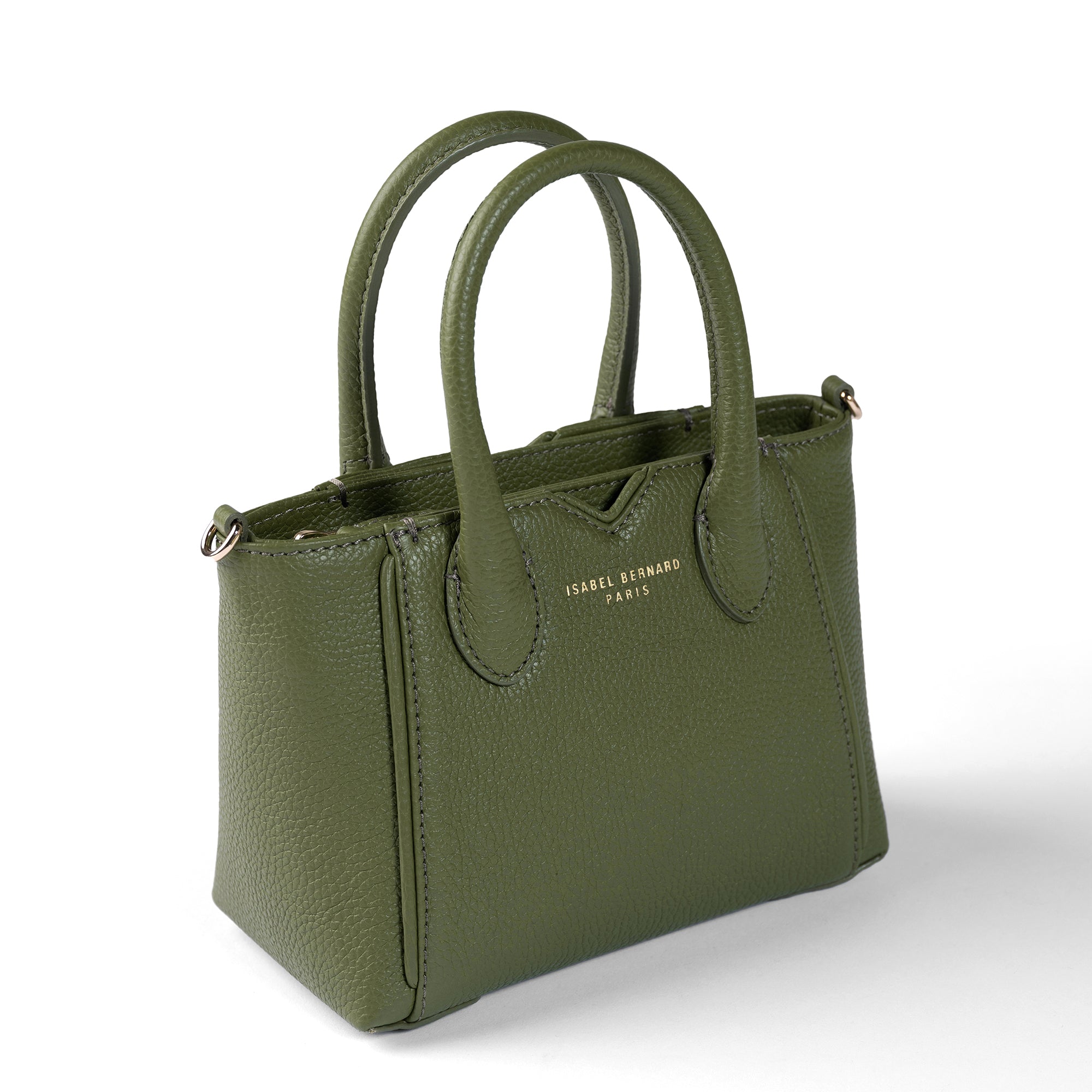 Honoré Cloe Mini green calfskin leather handbag