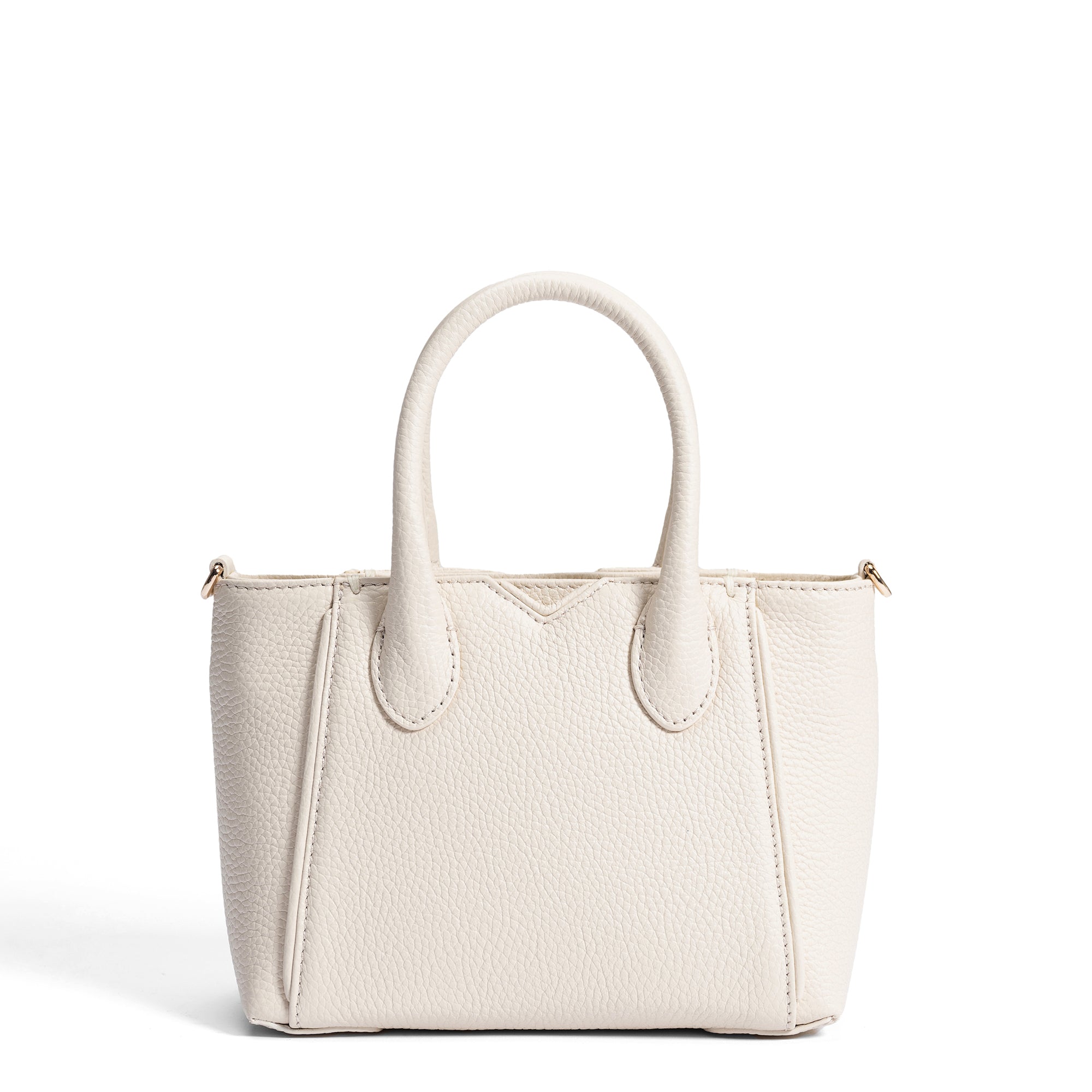 Honoré Cloe Mini cream calfskin leather handbag