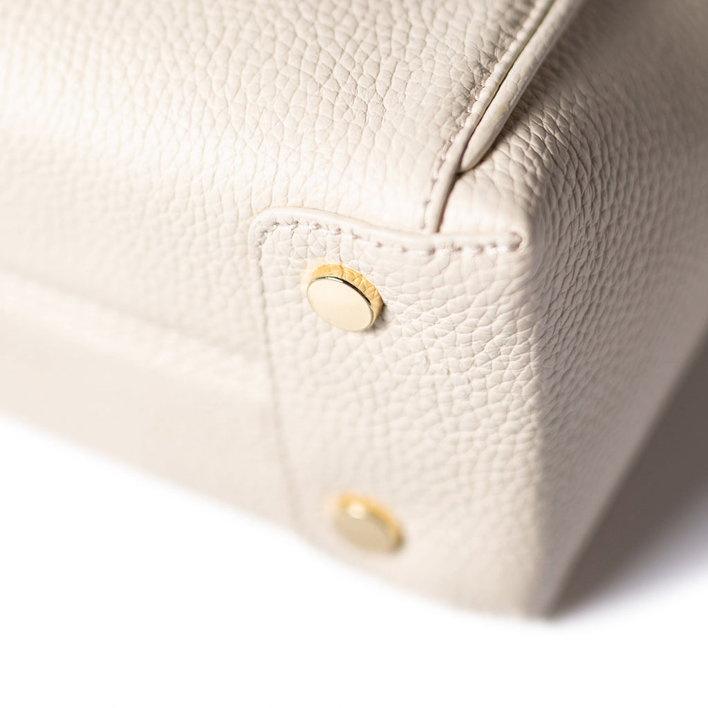 Honoré Cloe Mini cream calfskin leather handbag